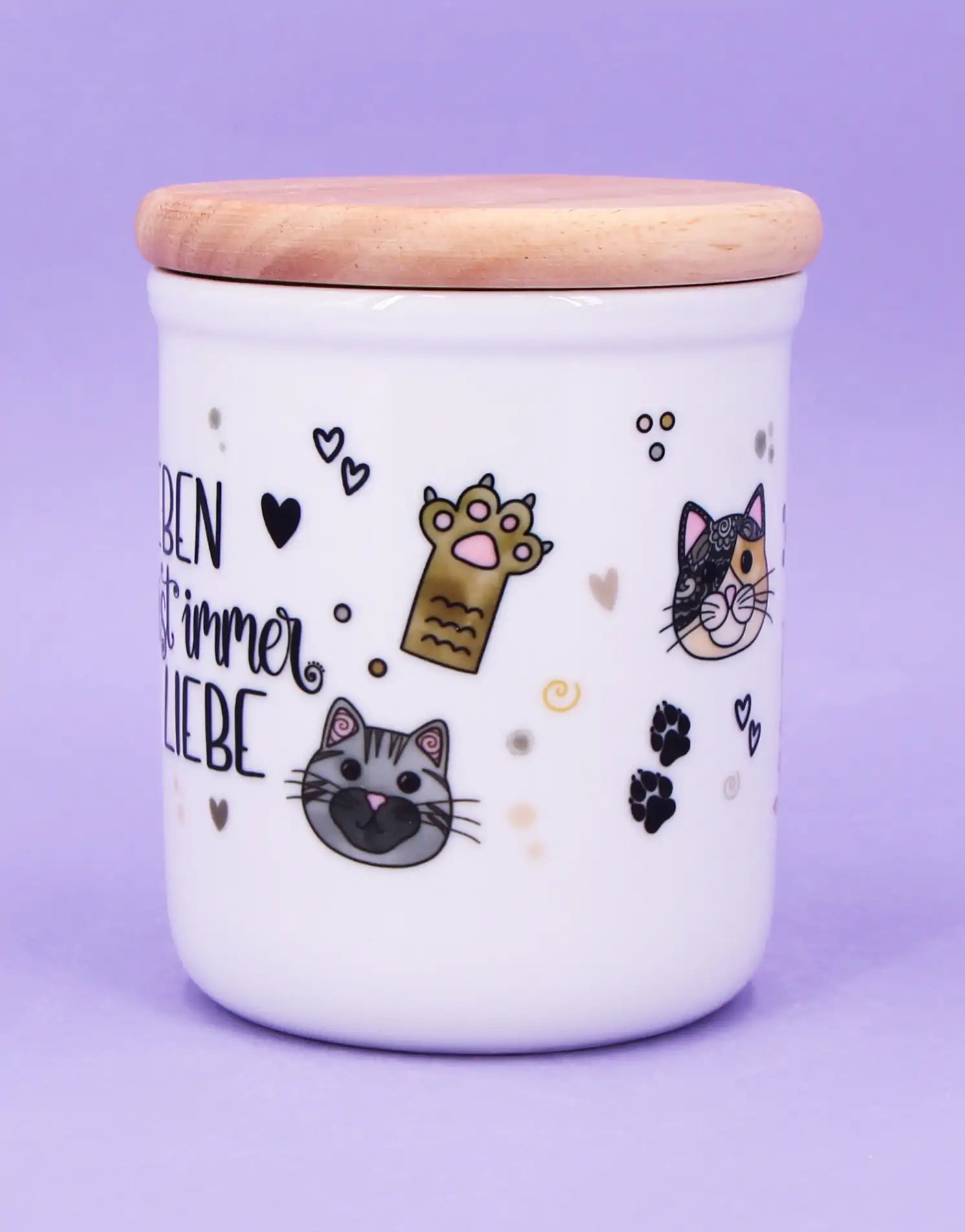 Leckerlidose "Ein Leben mit Katze..."-RollinArt