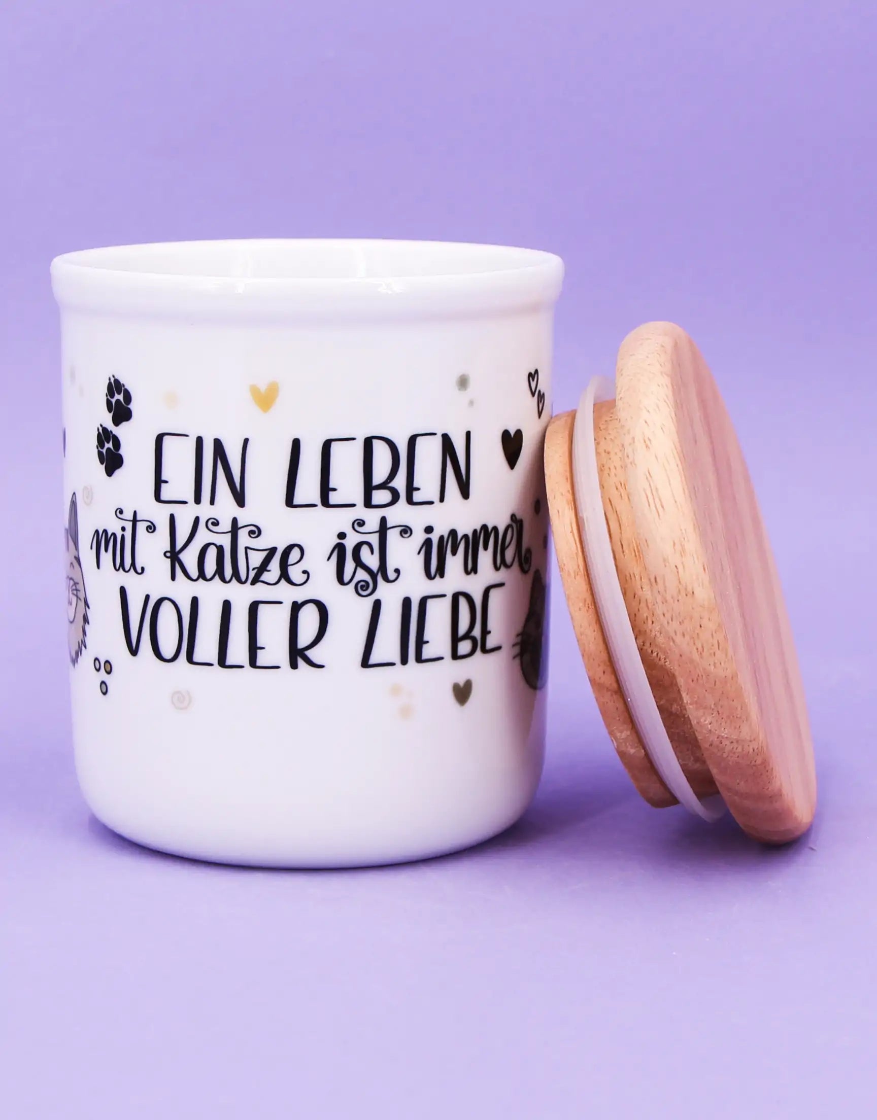 Leckerlidose "Ein Leben mit Katze..."-RollinArt