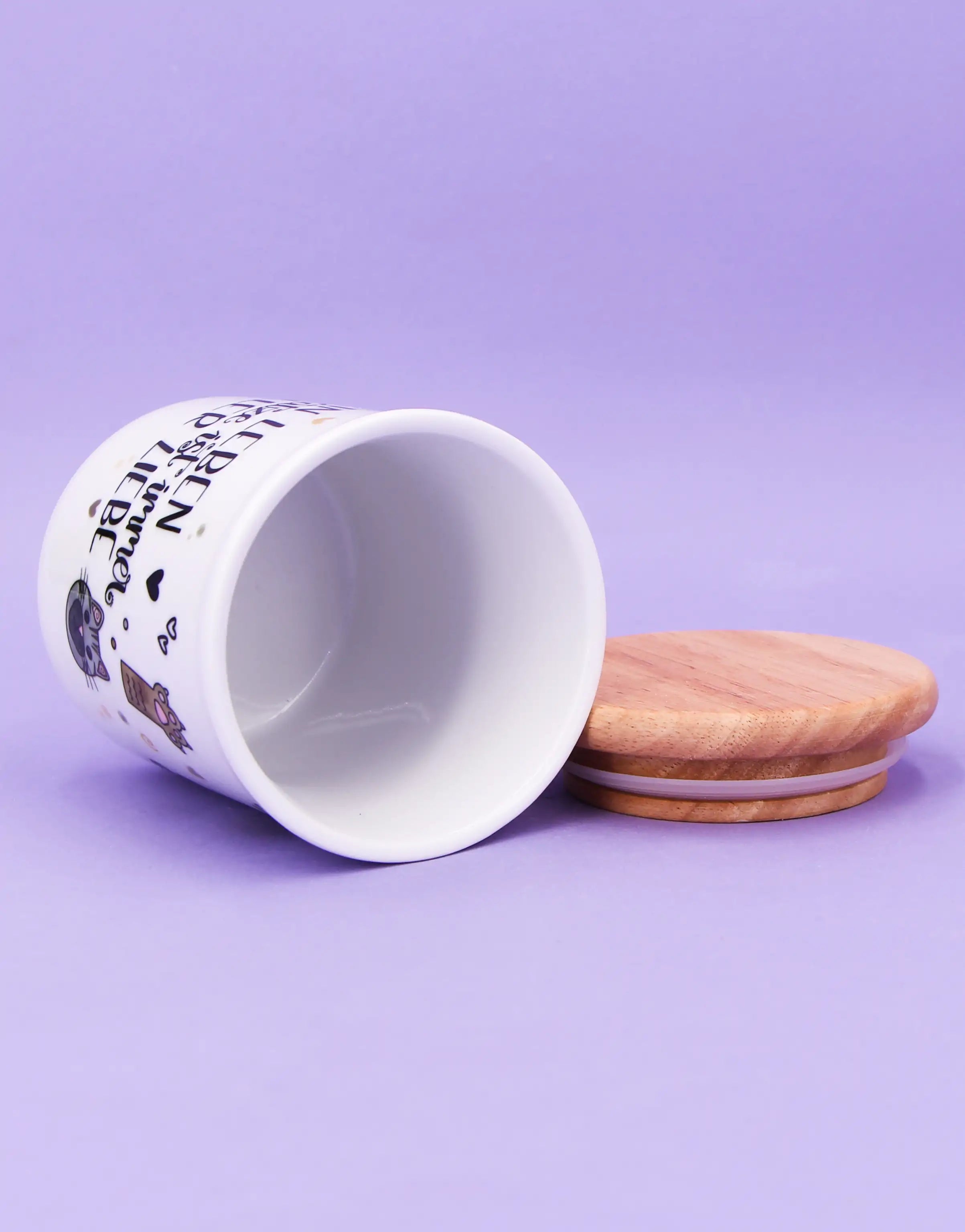 Leckerlidose "Ein Leben mit Katze..."-RollinArt