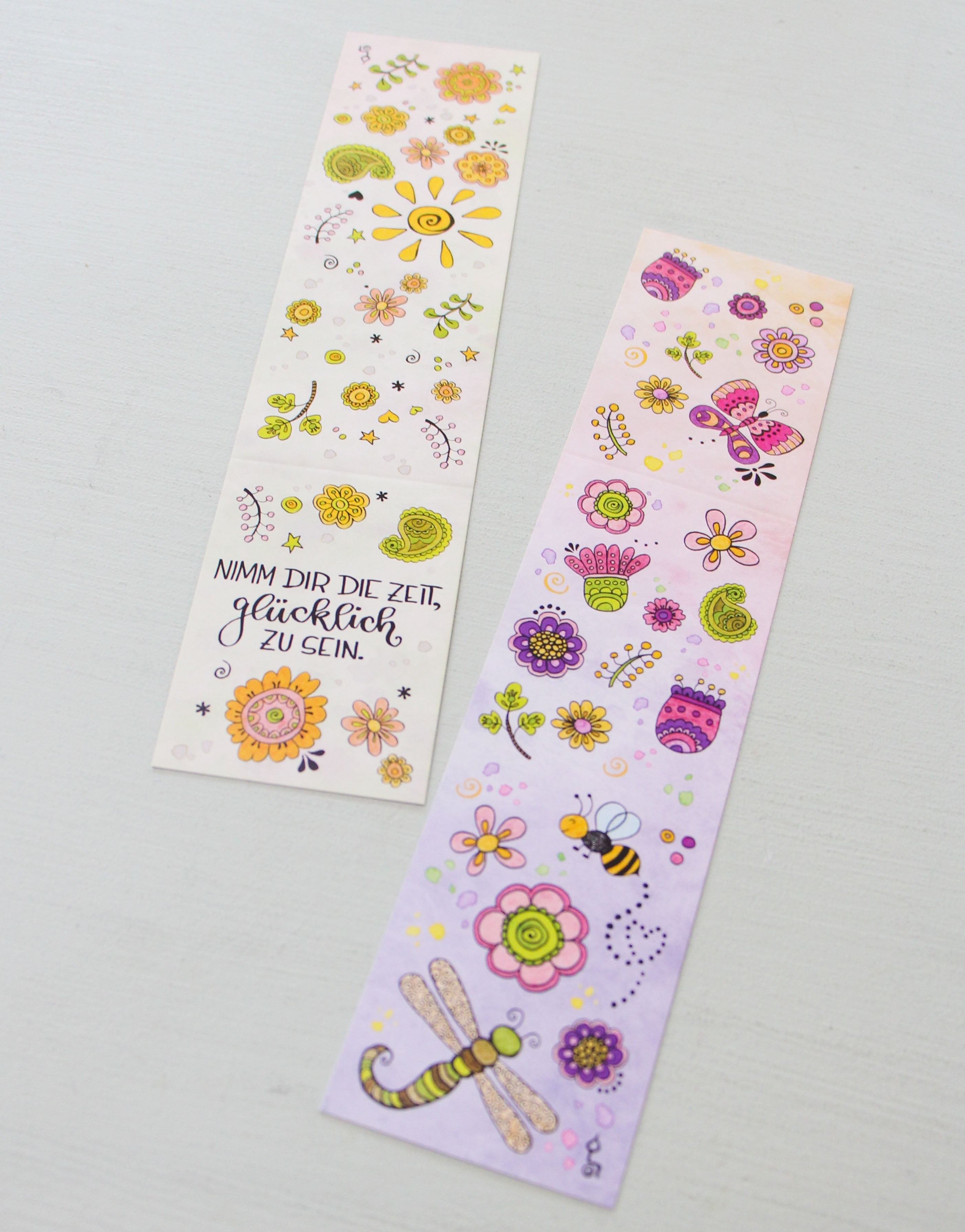 Lesezeichen "Live in the Moment"-RollinArt