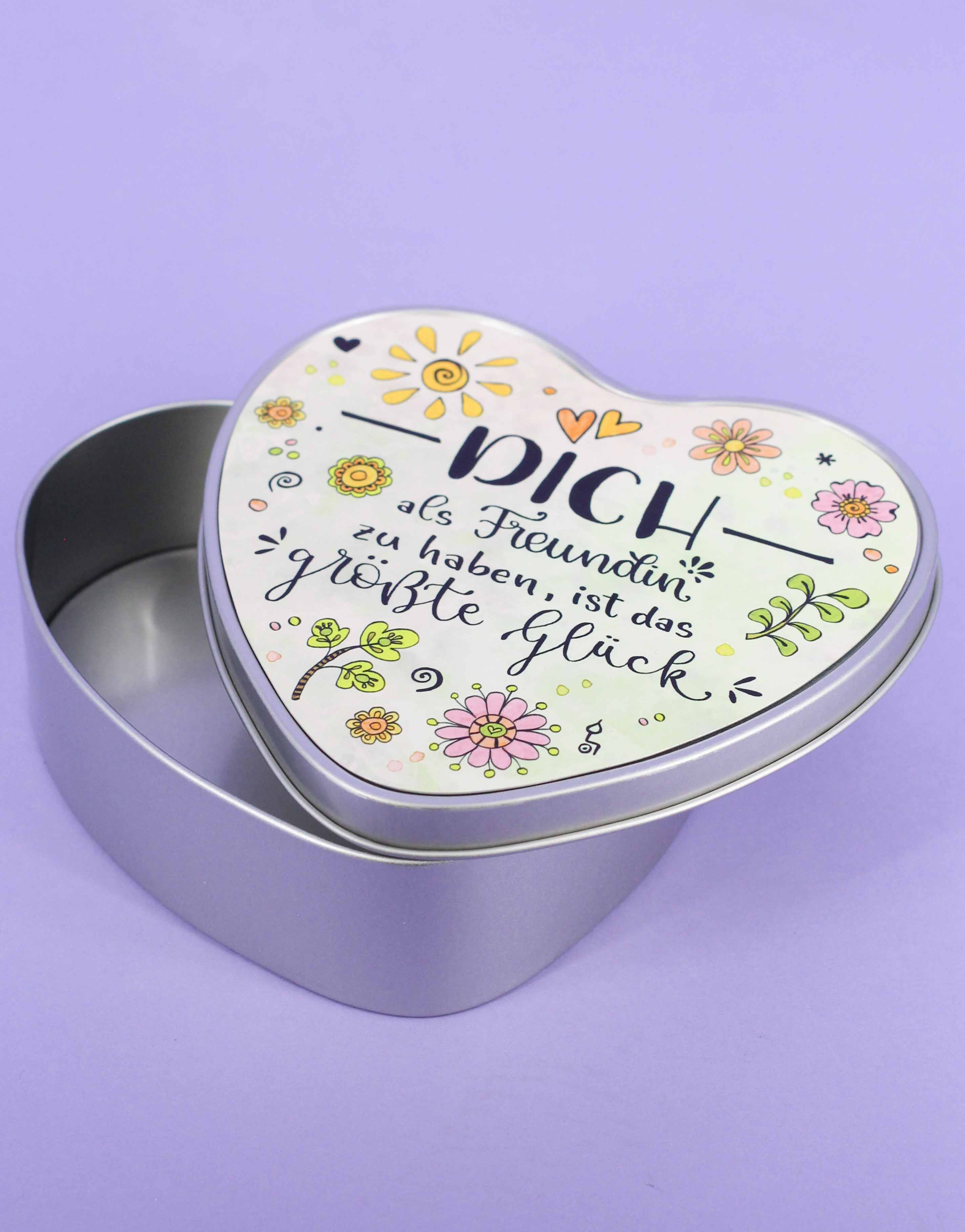 Metalldose "Glücksfreundin"-RollinArt