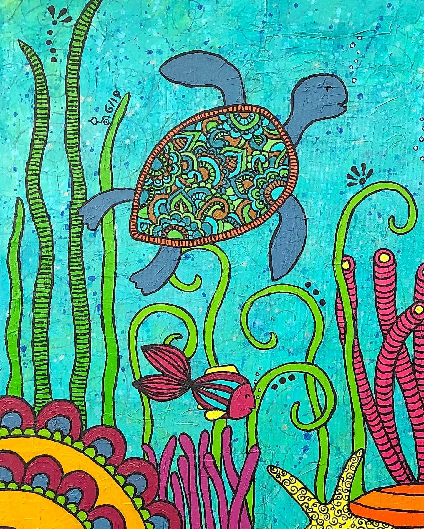 Originalbild "Oceanlife"-RollinArt