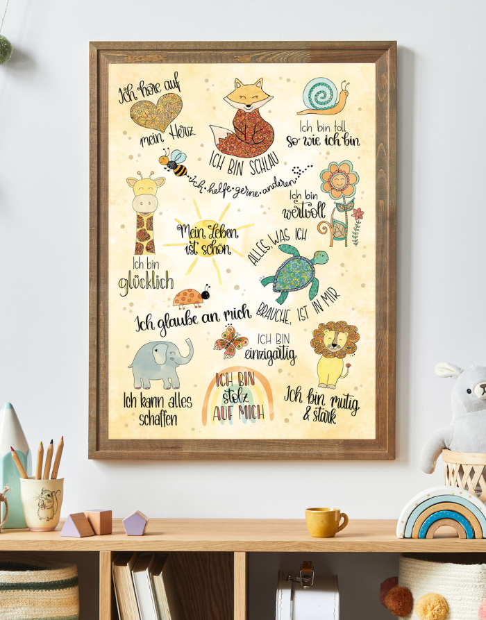 Poster "Affirmationen"-RollinArt