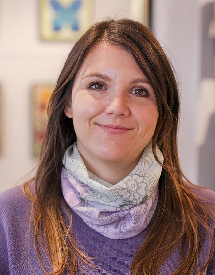 Rollin'Art Multifunktionstuch Lila-Grün-RollinArt