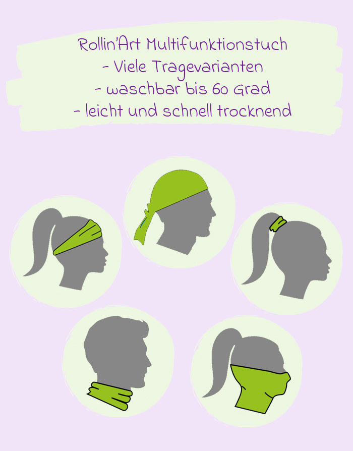 Rollin'Art Multifunktionstuch Naturliebe-RollinArt