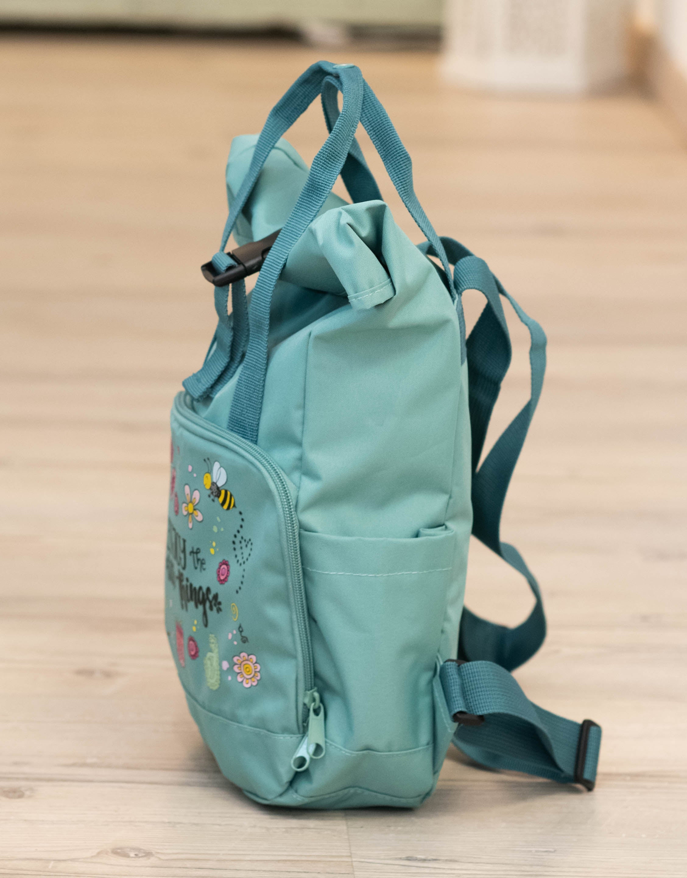Rucksack klein Green „Enjoy the little things”-RollinArt