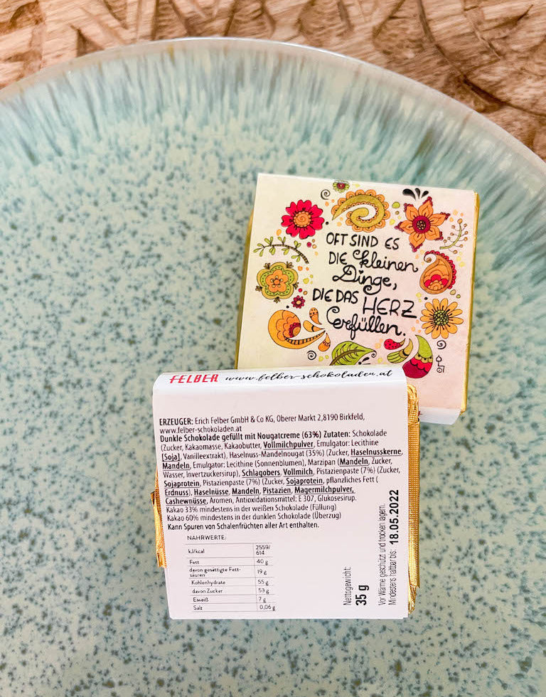Schokolade "Die kleinen Dinge"-RollinArt
