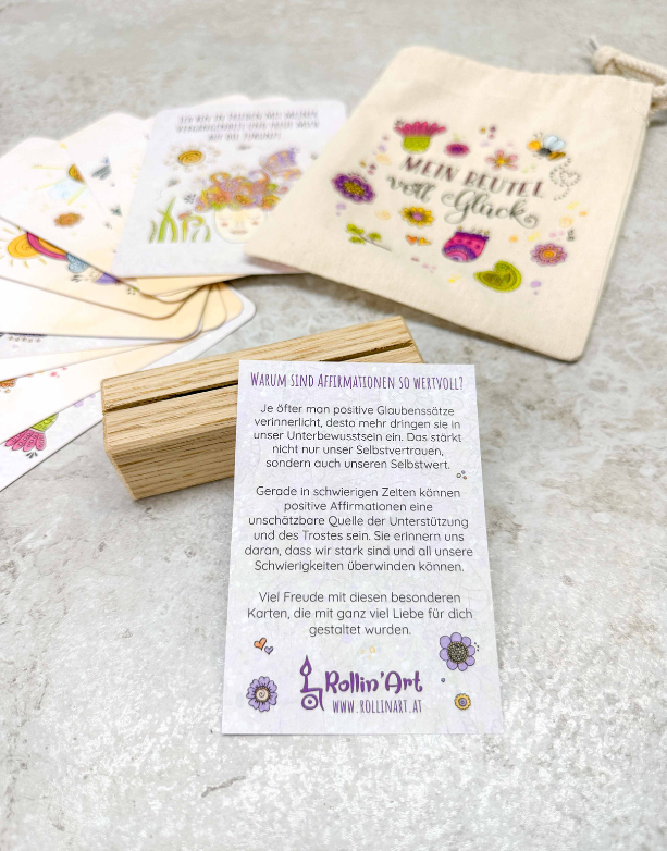 Set Affirmationskarten-RollinArt