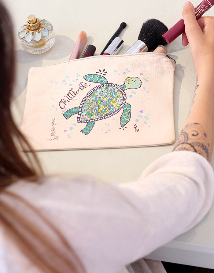 Täschchen "Chillkröte"-RollinArt