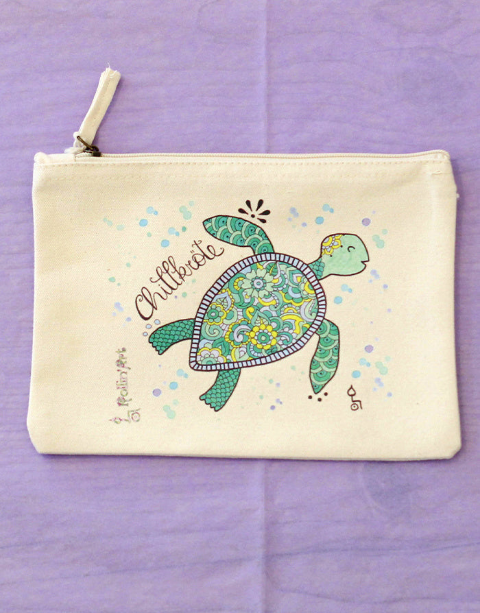 Täschchen "Chillkröte"-RollinArt