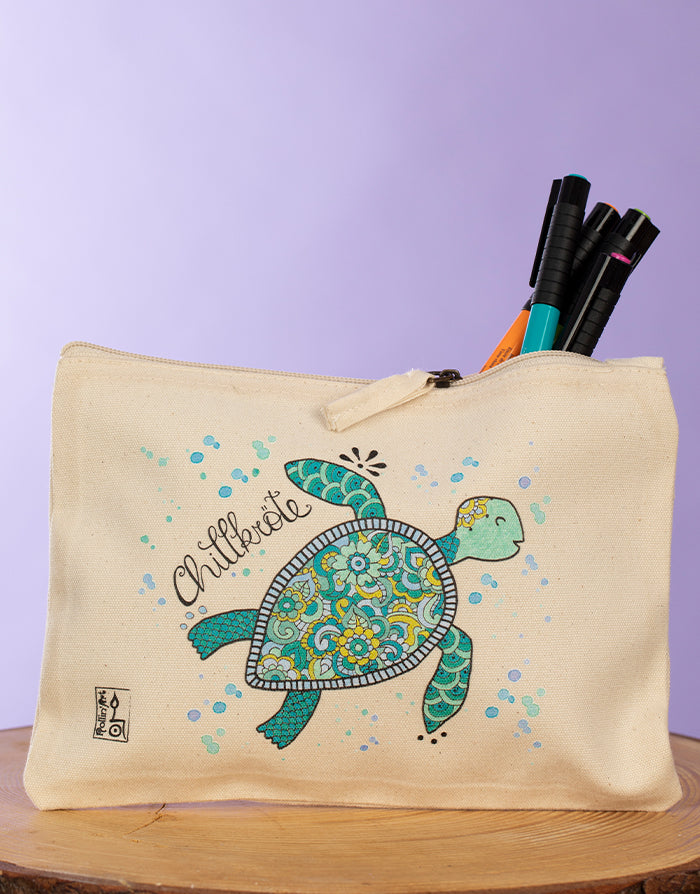 Täschchen "Chillkröte"-RollinArt