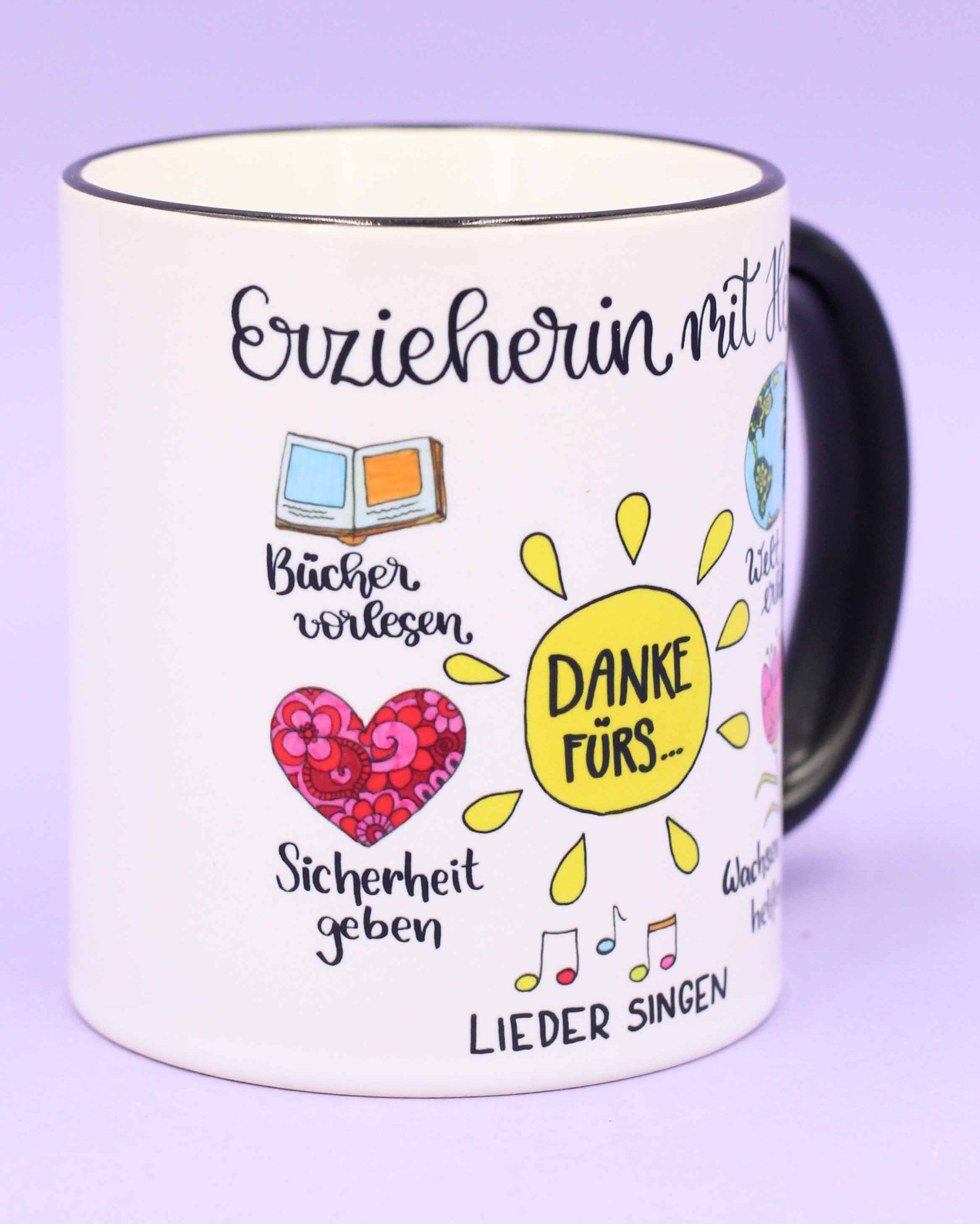 Tasse "Danke Erzieherin"-RollinArt