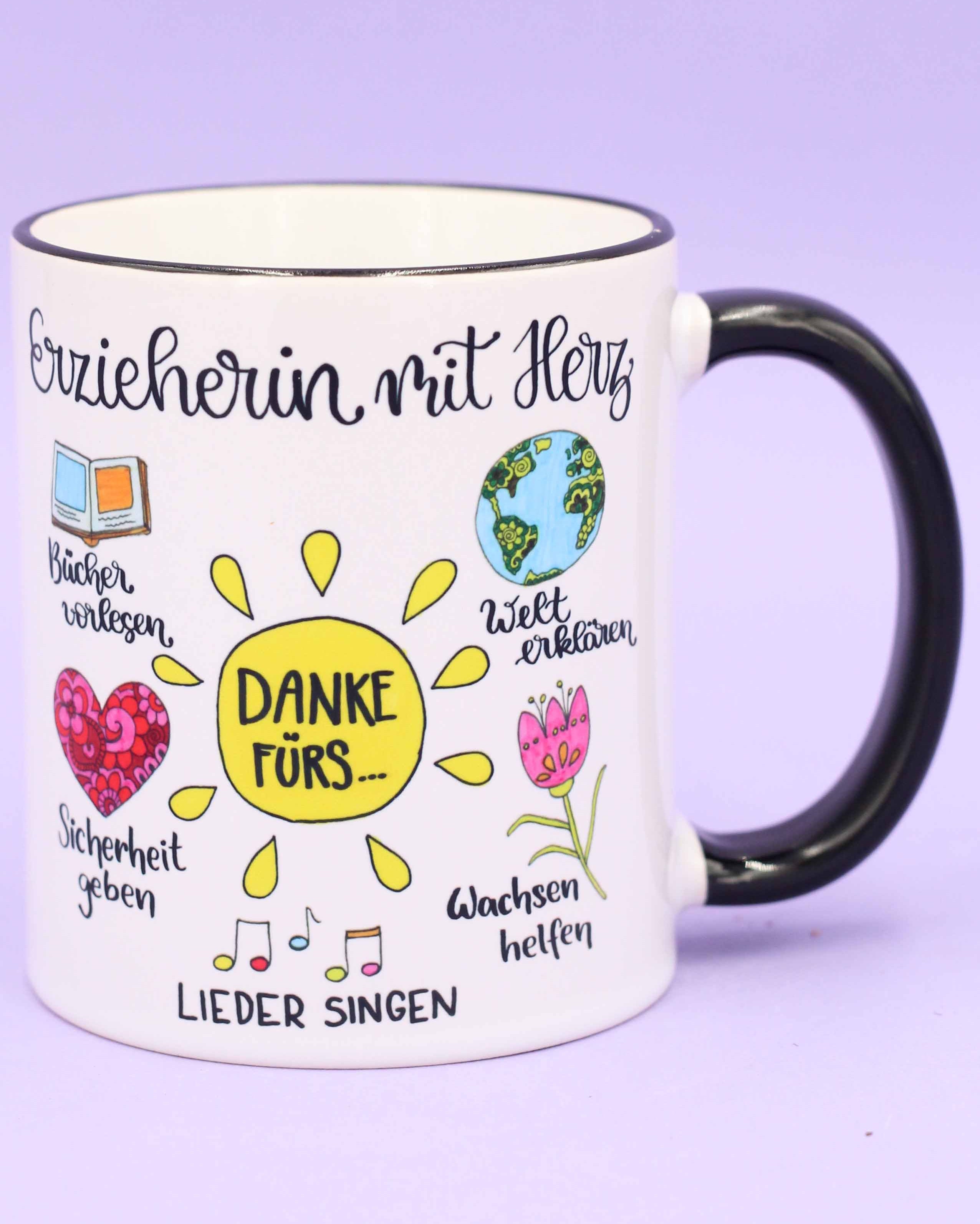Tasse "Danke Erzieherin"-RollinArt