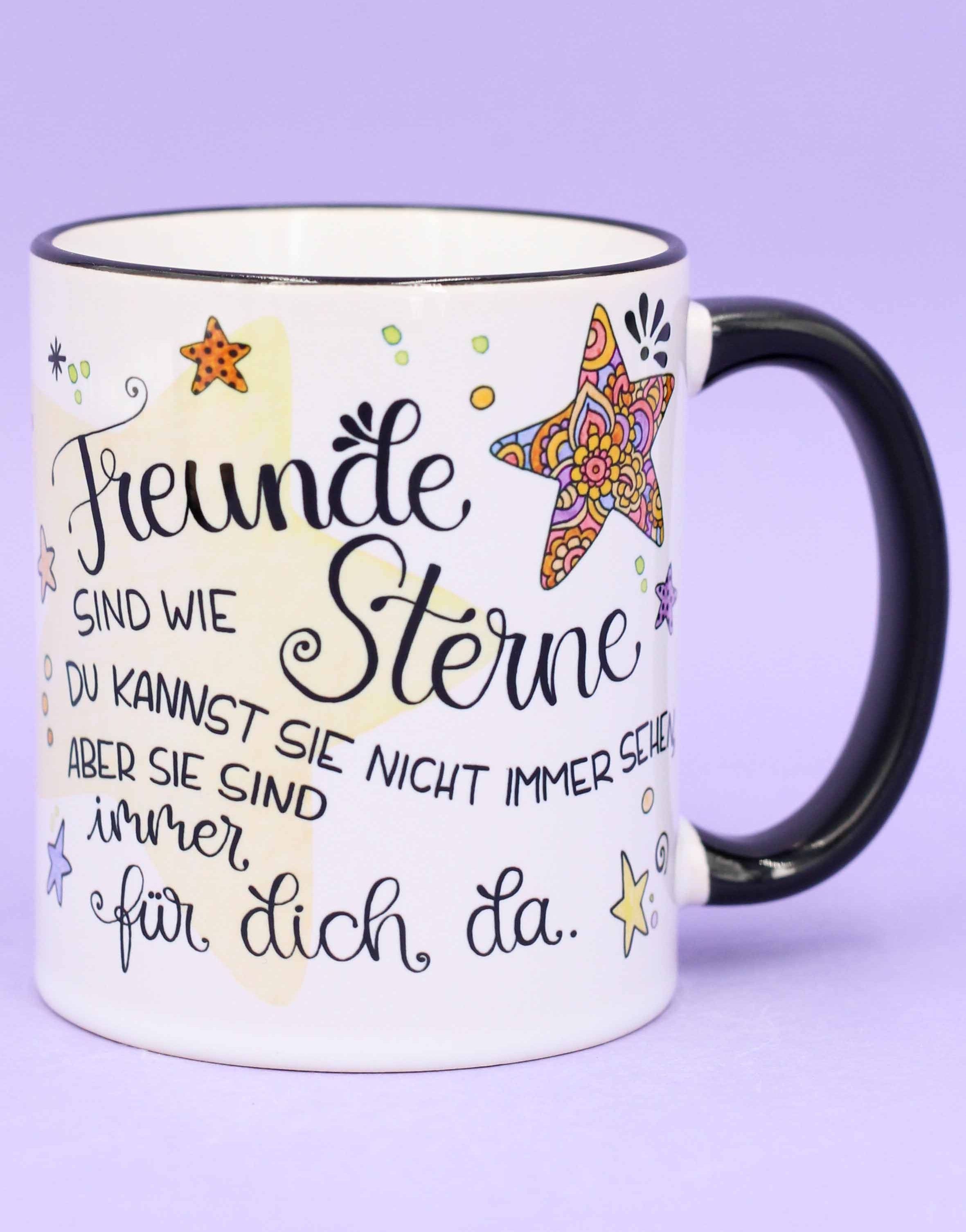 Tasse "Freunde sind wie Sterne"-RollinArt