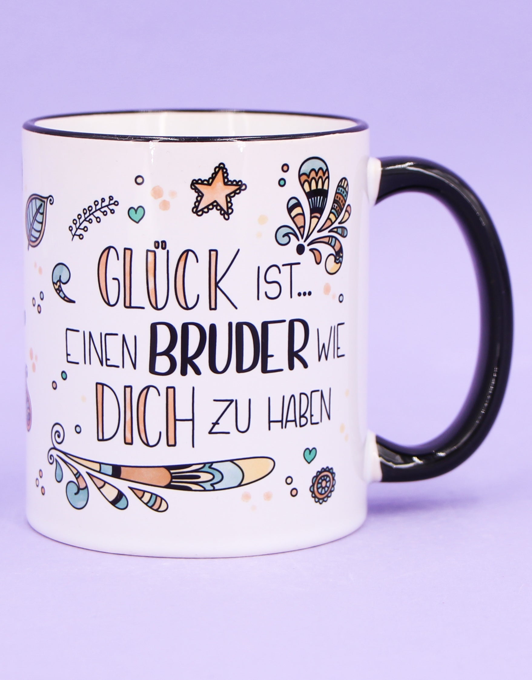 Tasse "Glück ist... Bruder"-RollinArt