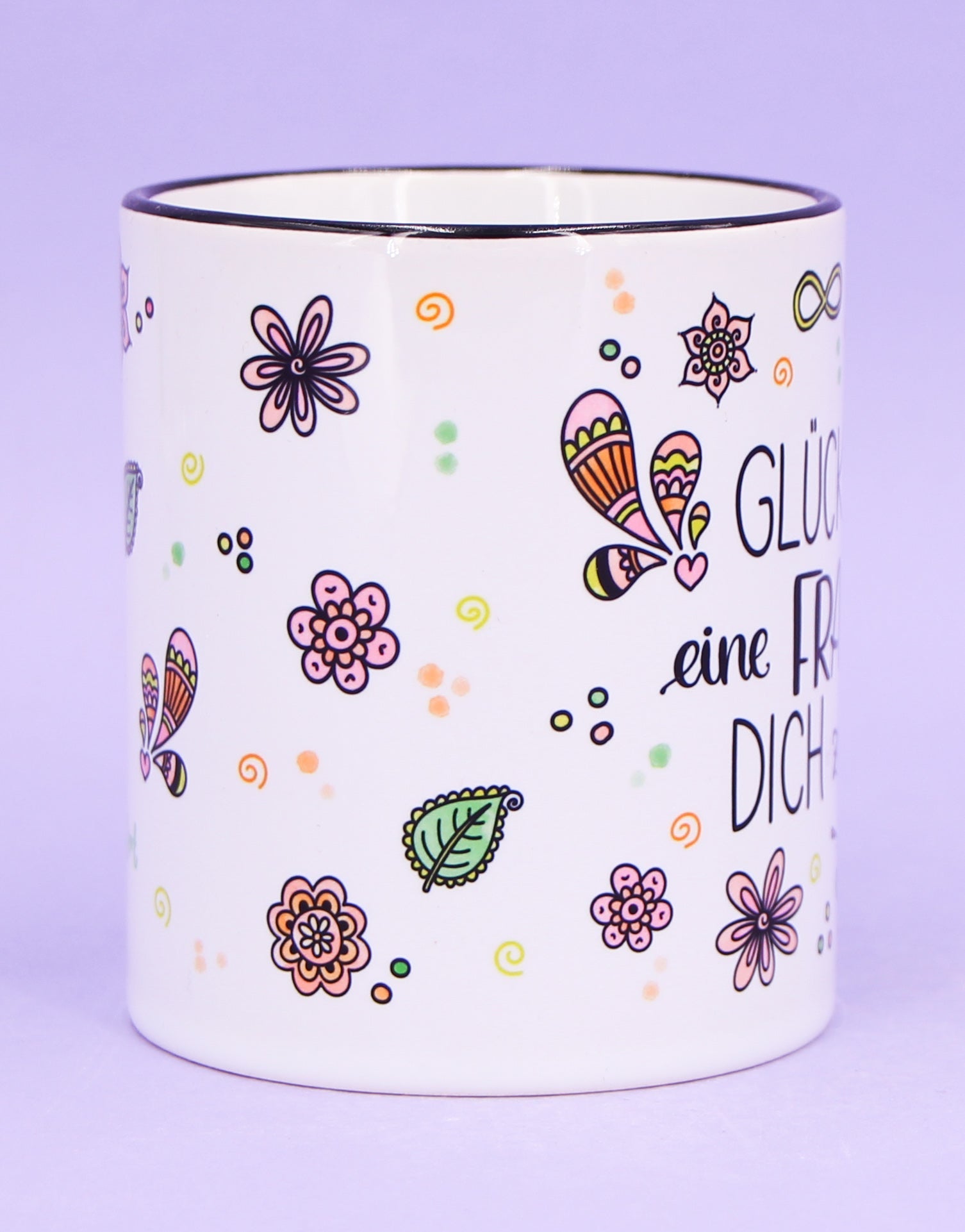 Tasse "Glück ist... Frau"-RollinArt