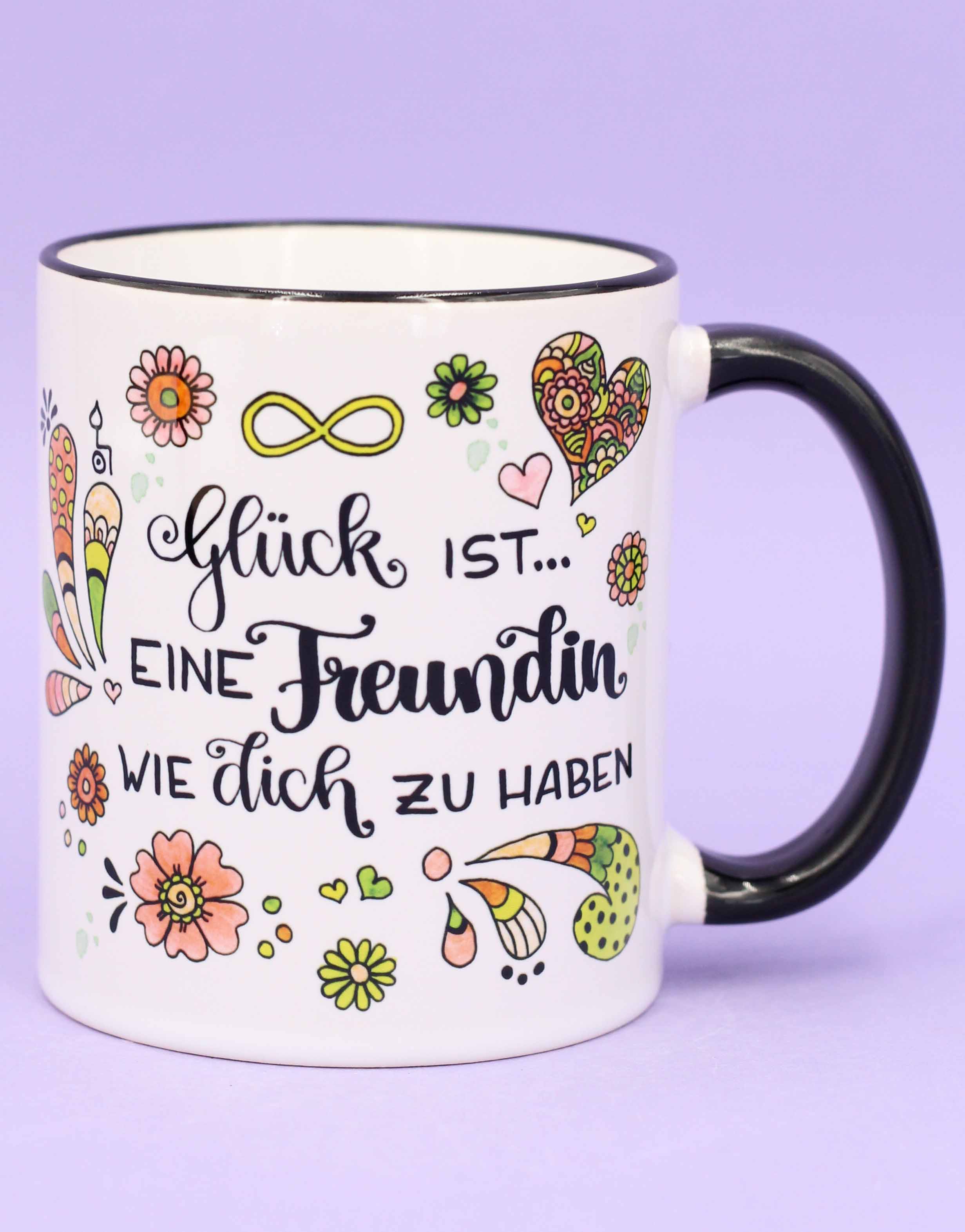 Tasse "Glück ist... Freundin"-RollinArt