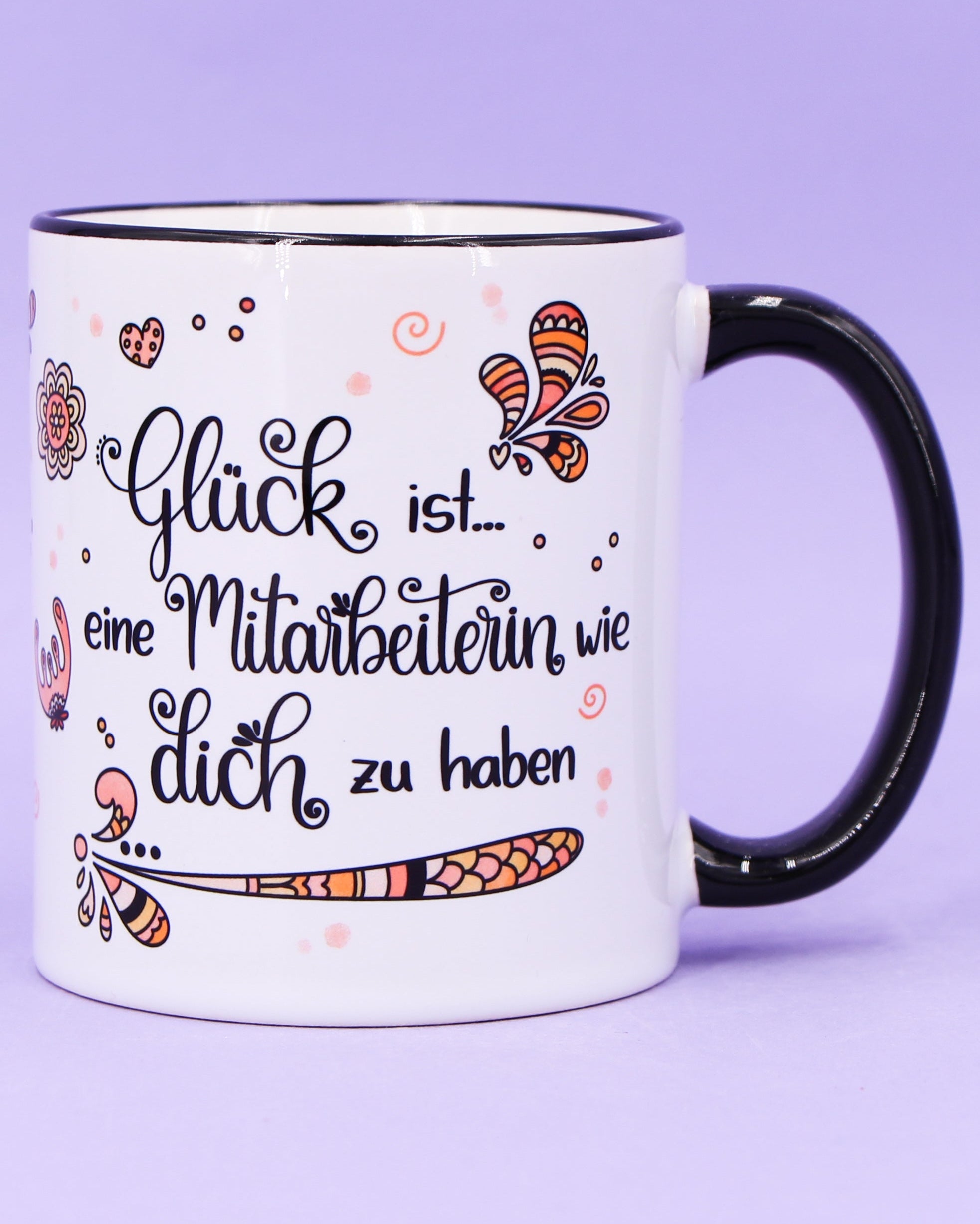 Tasse "Glück ist... Mitarbeiterin"-RollinArt