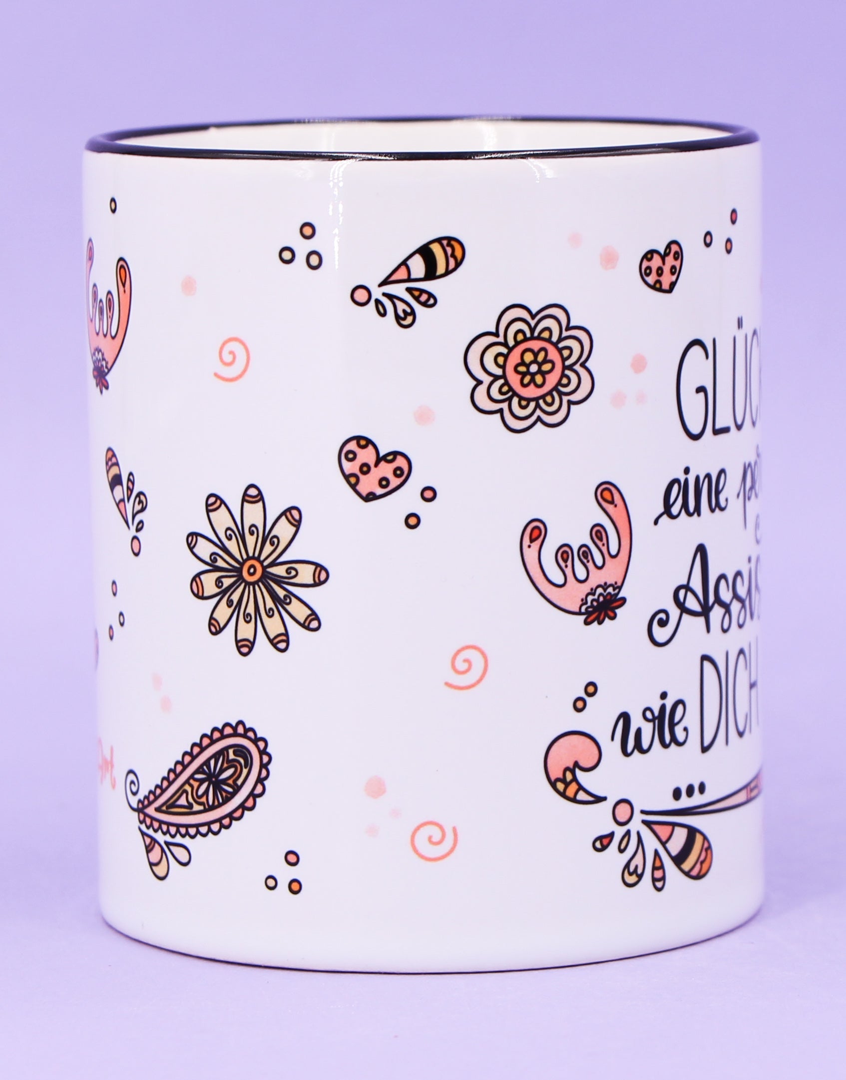 Tasse "Glück ist... persönliche Assistentin"-RollinArt