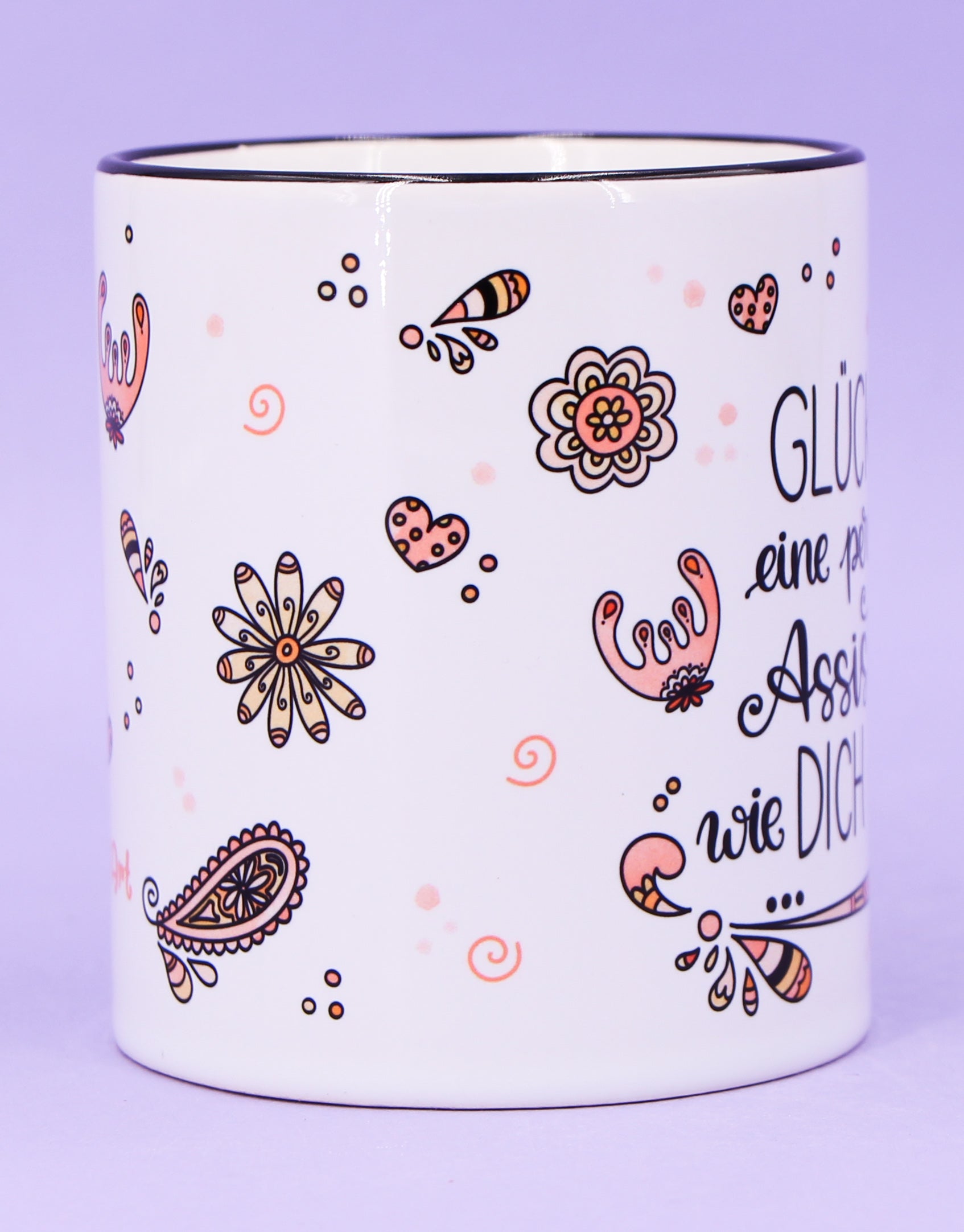 Tasse "Glück ist... persönliche Assistentin"-RollinArt