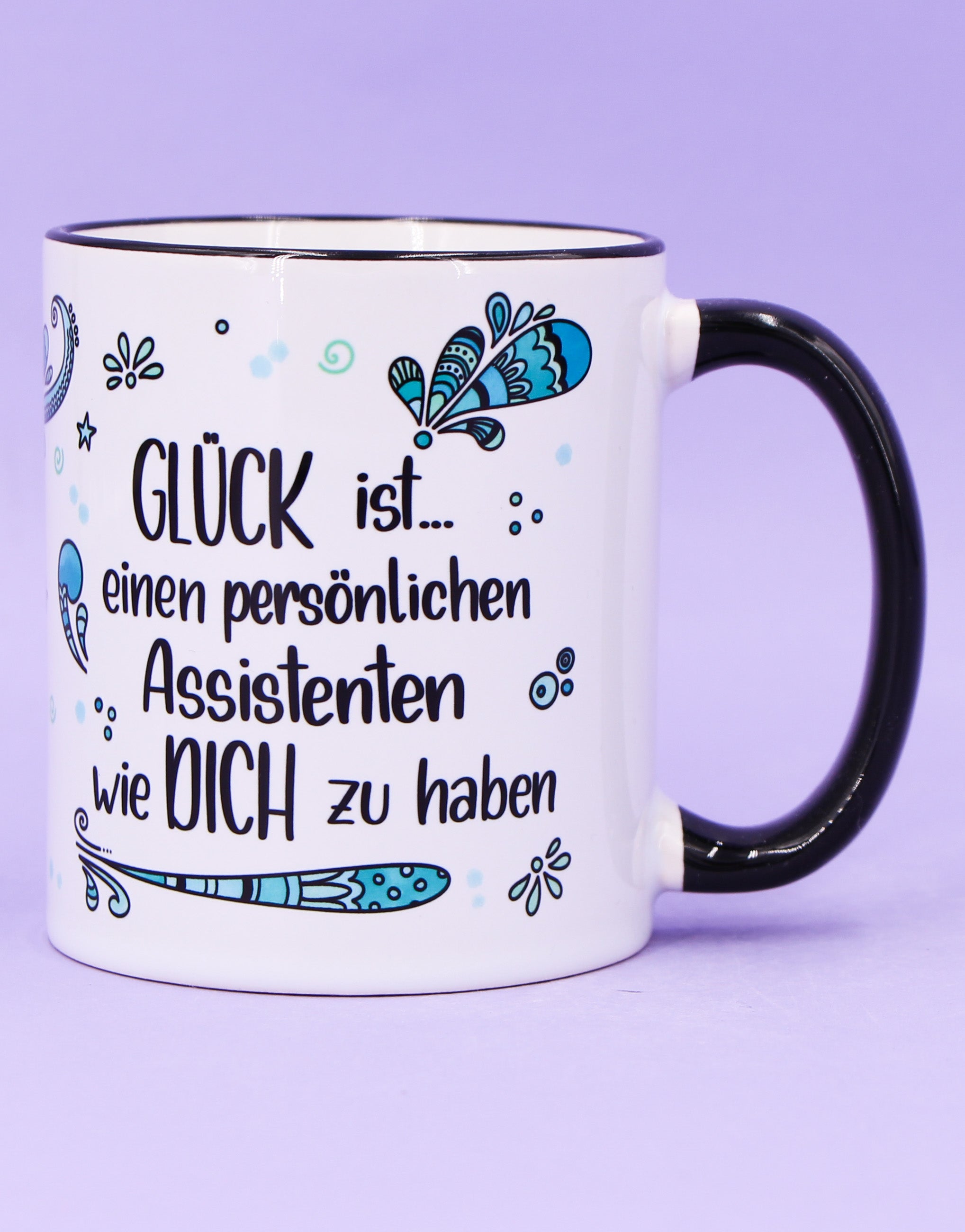 Tasse "Glück ist... persönlicher Assistent"-RollinArt