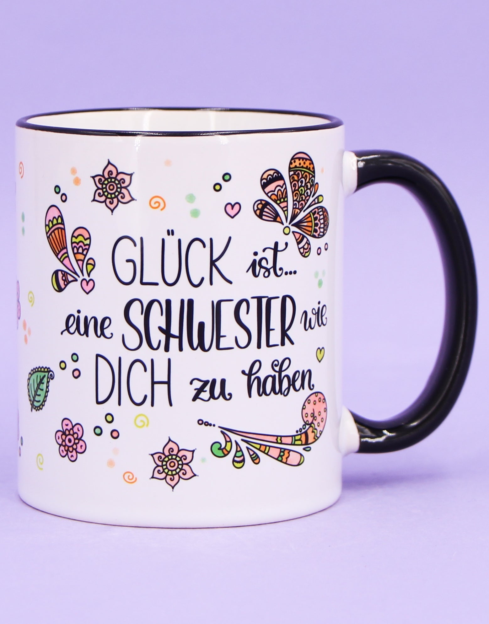 Tasse "Glück ist... Schwester"-RollinArt