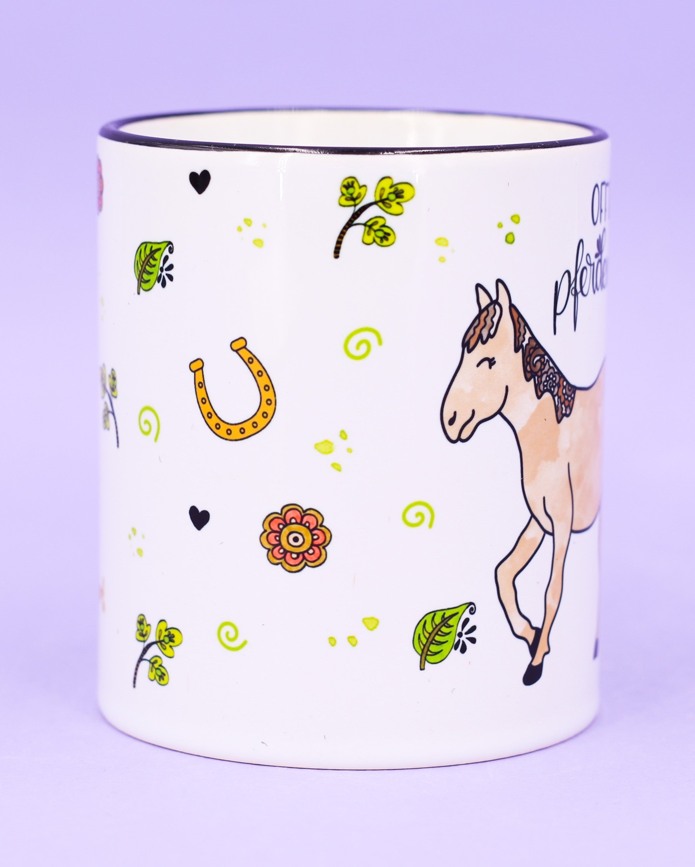 Tasse "Pferdenarrisch"-RollinArt