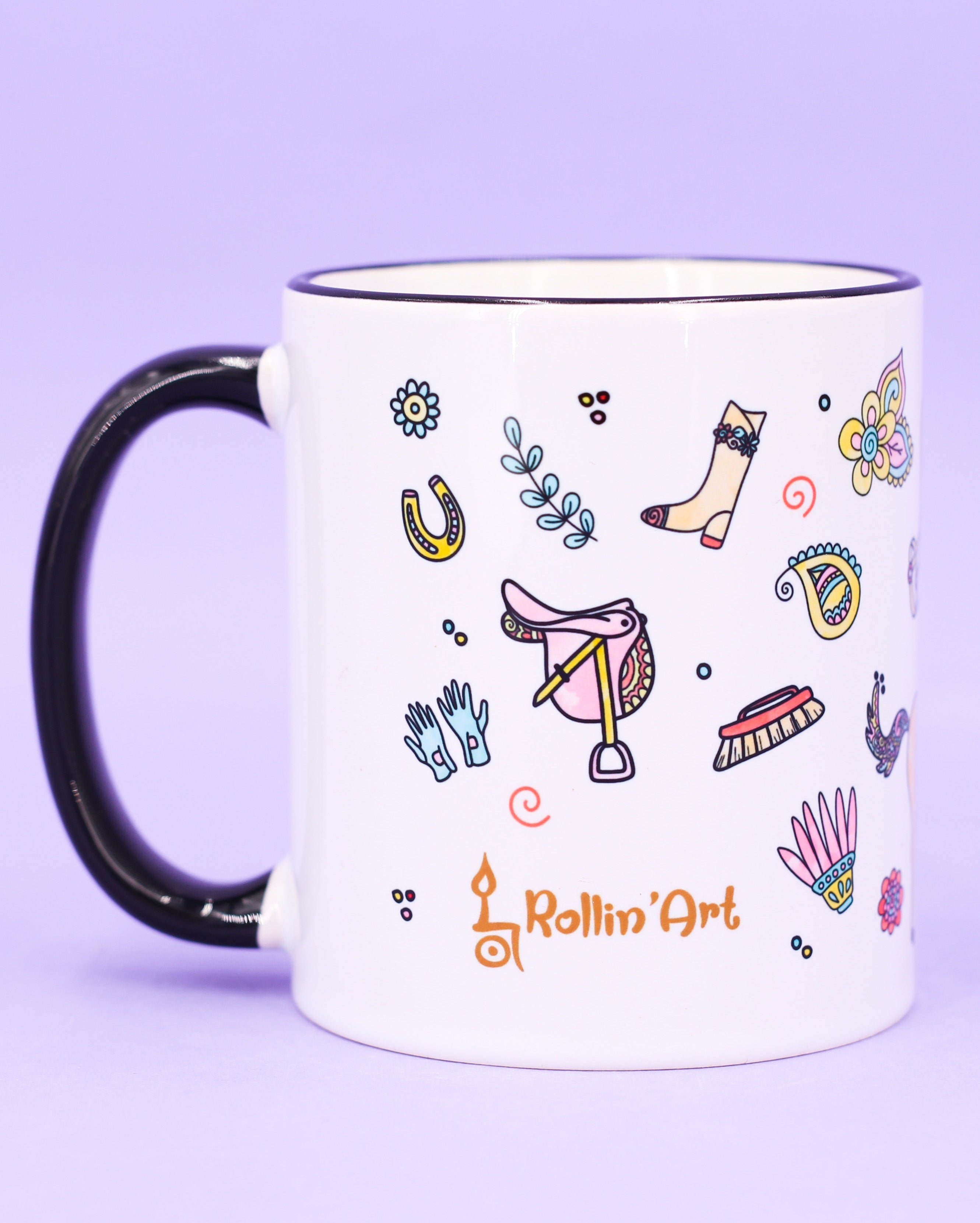 Tasse "Reiten"-RollinArt