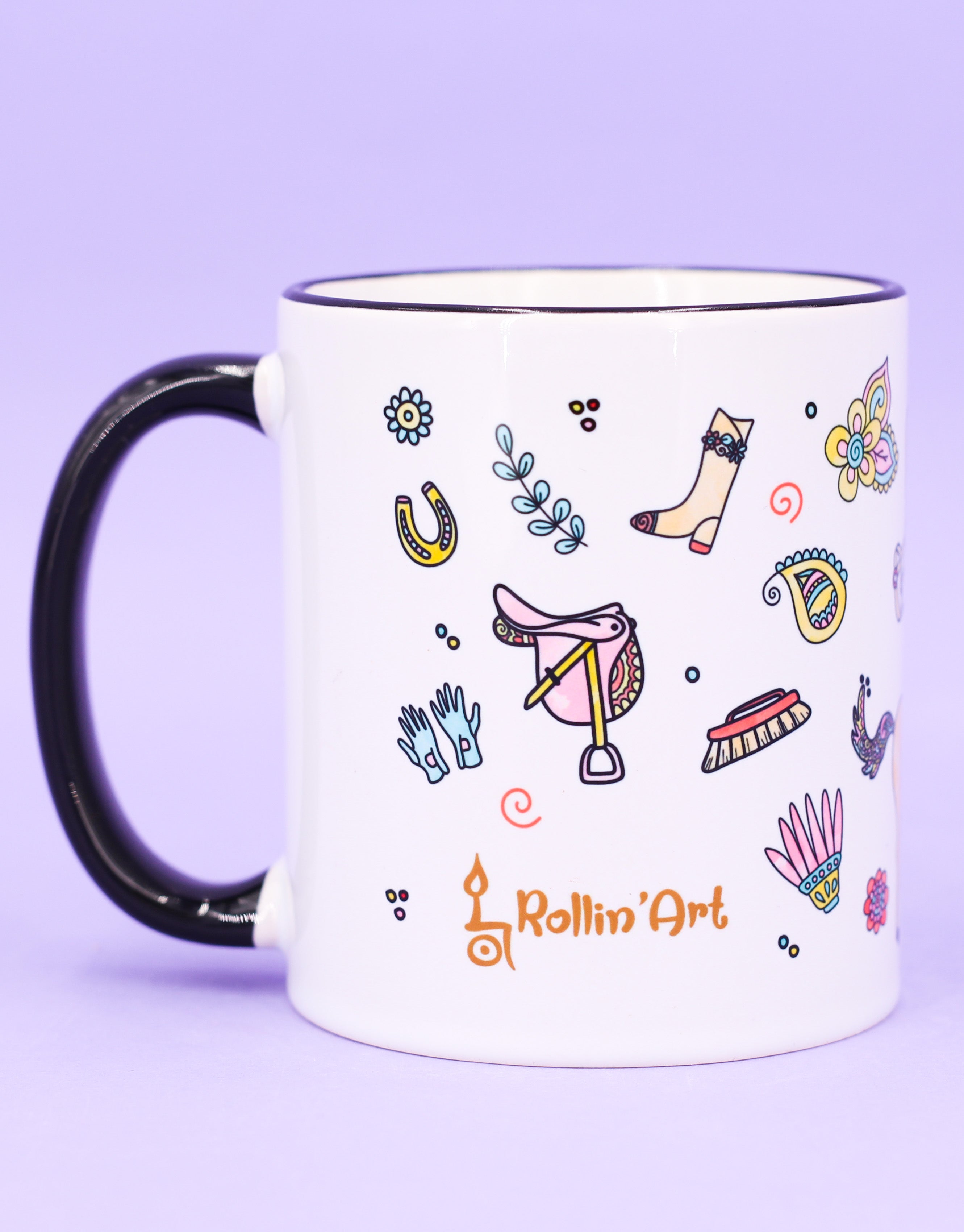 Tasse "Reiten"-RollinArt