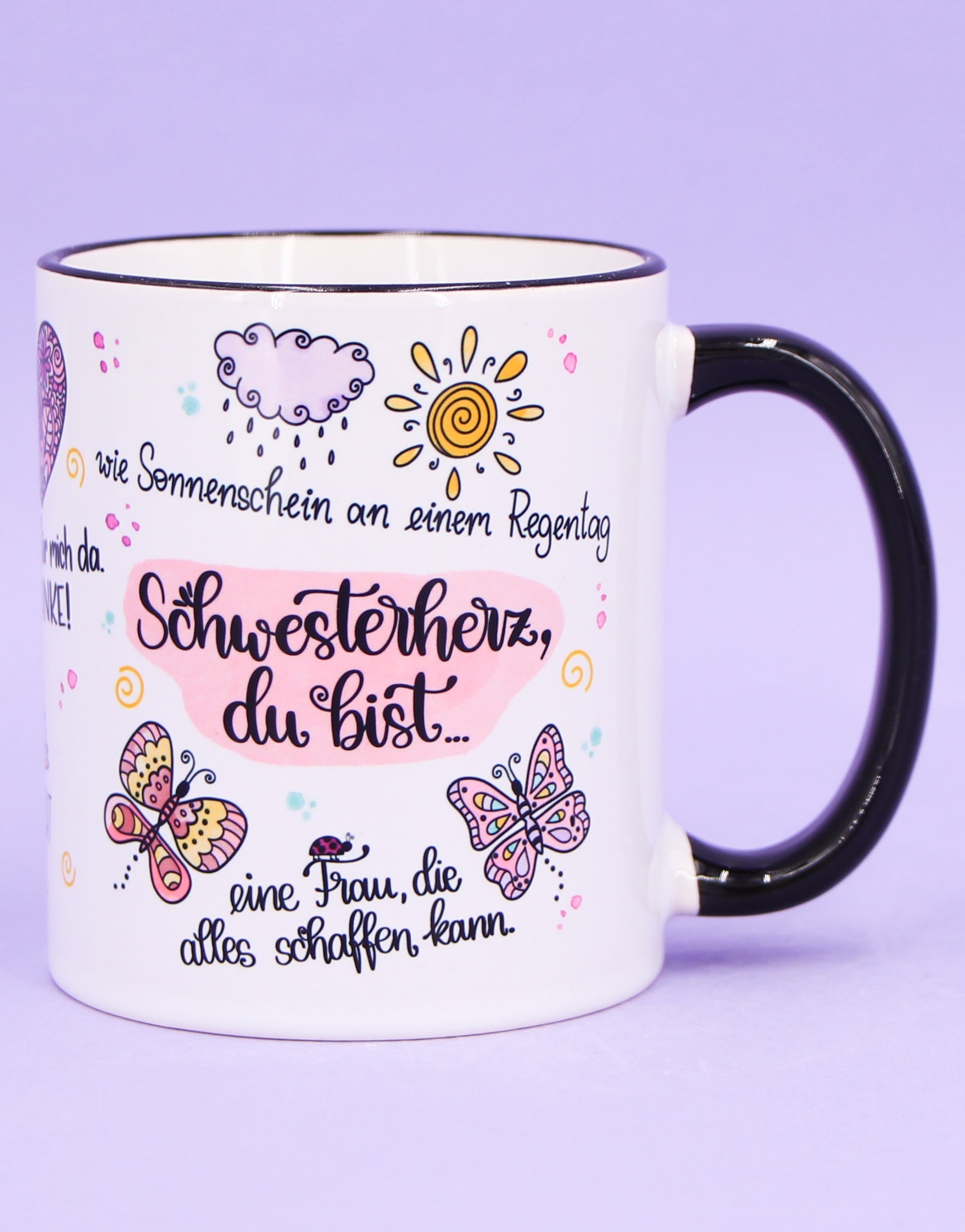 Tasse "Schwesterherz"-RollinArt