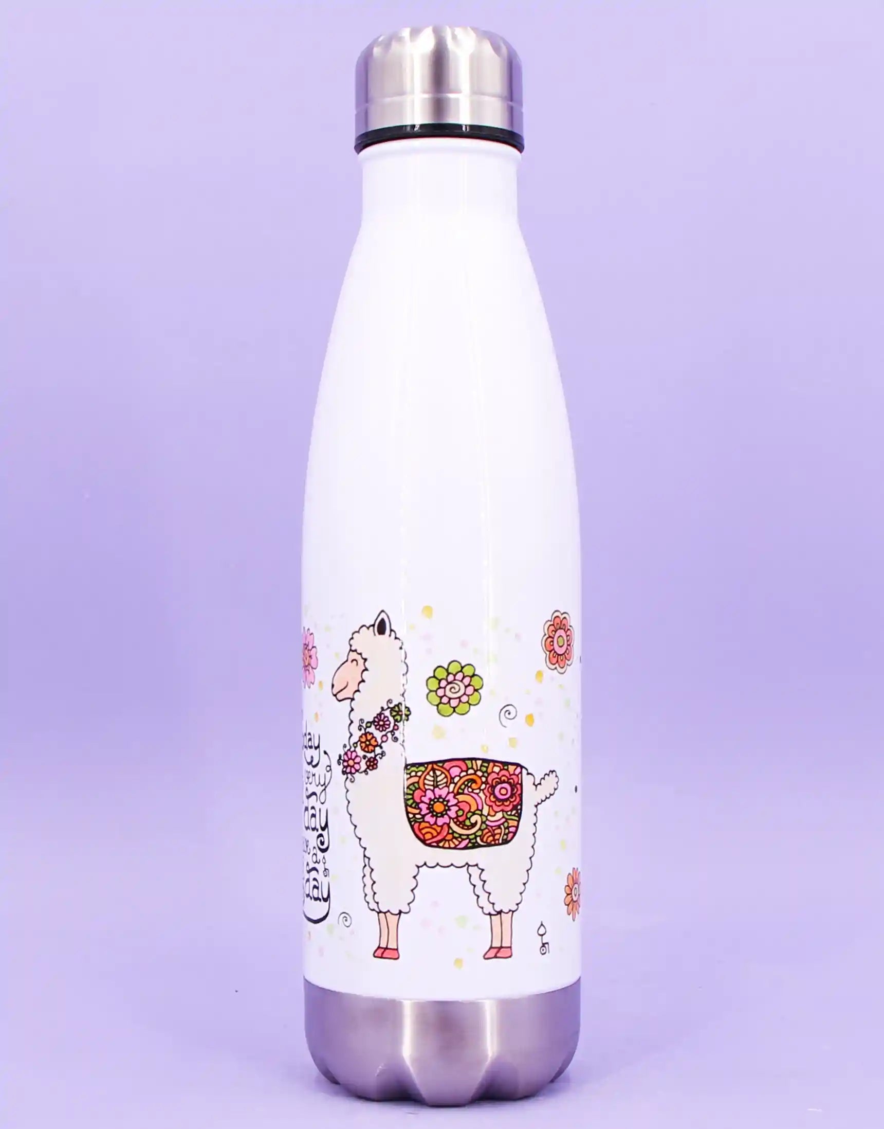 Trinkflasche "Alpaka"-RollinArt