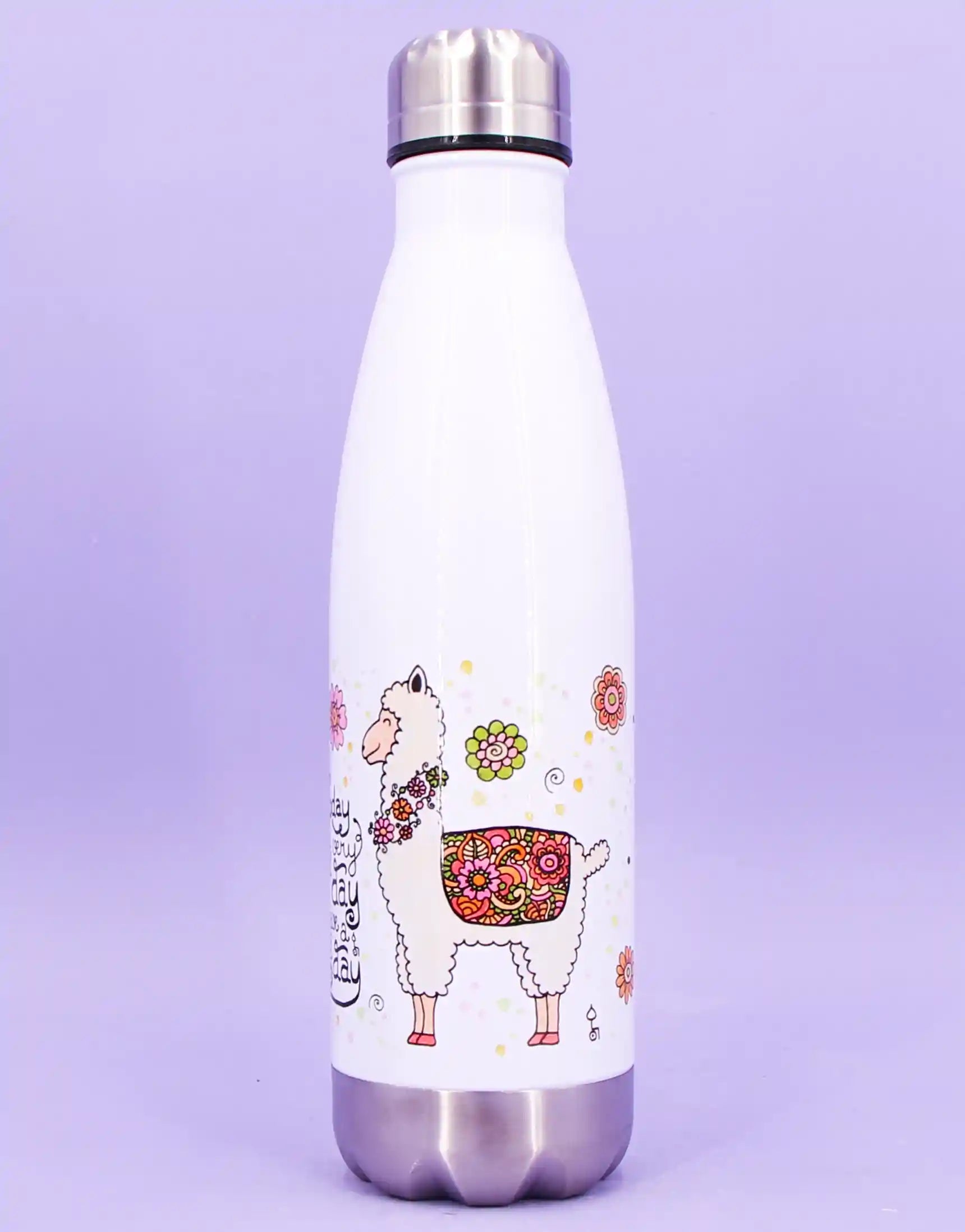 Trinkflasche "Alpaka"-RollinArt