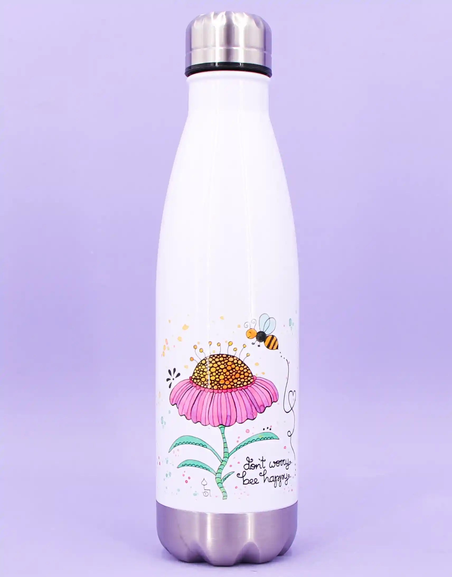 Trinkflasche "Bee Happy"-RollinArt