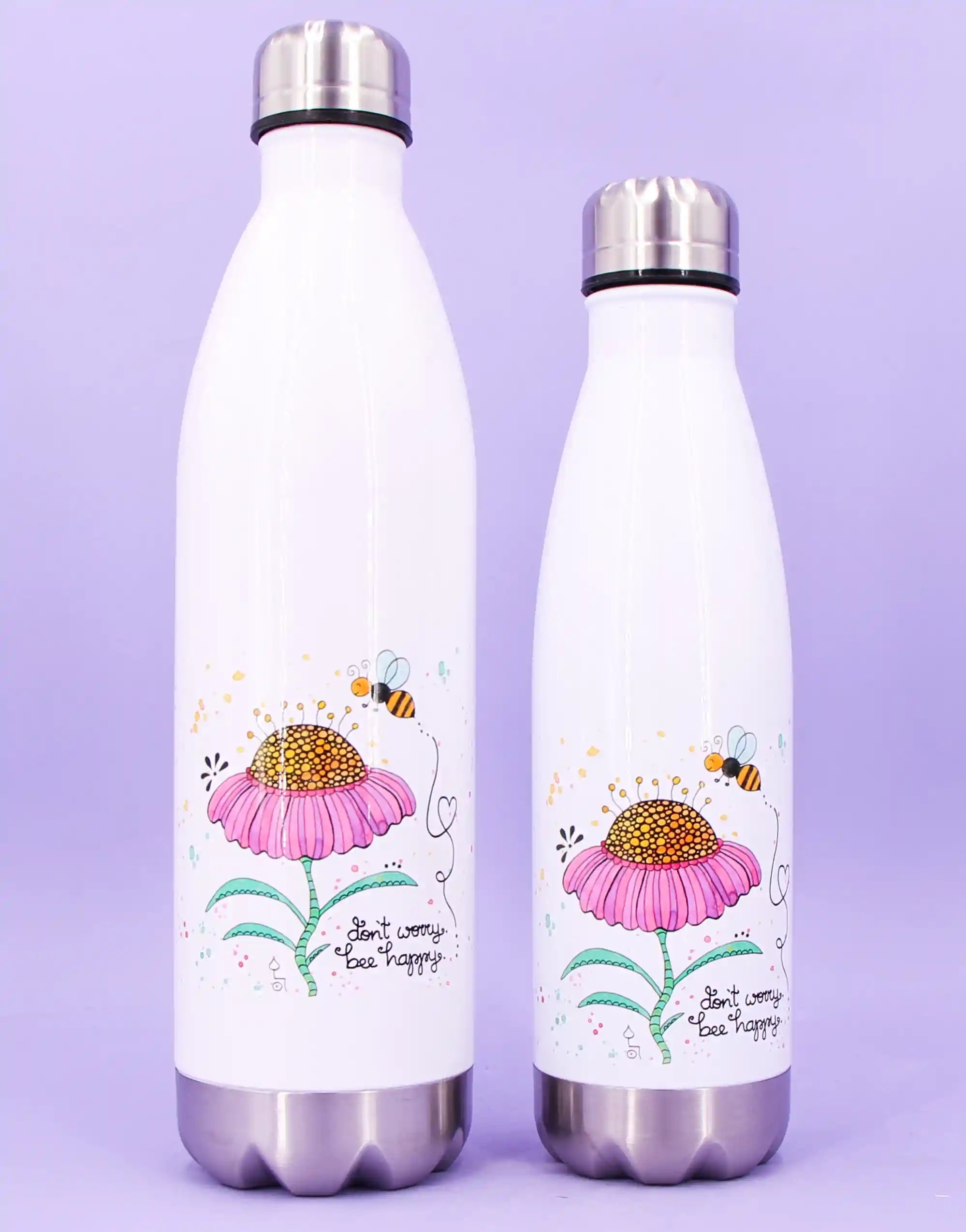 Trinkflasche "Bee Happy"-RollinArt