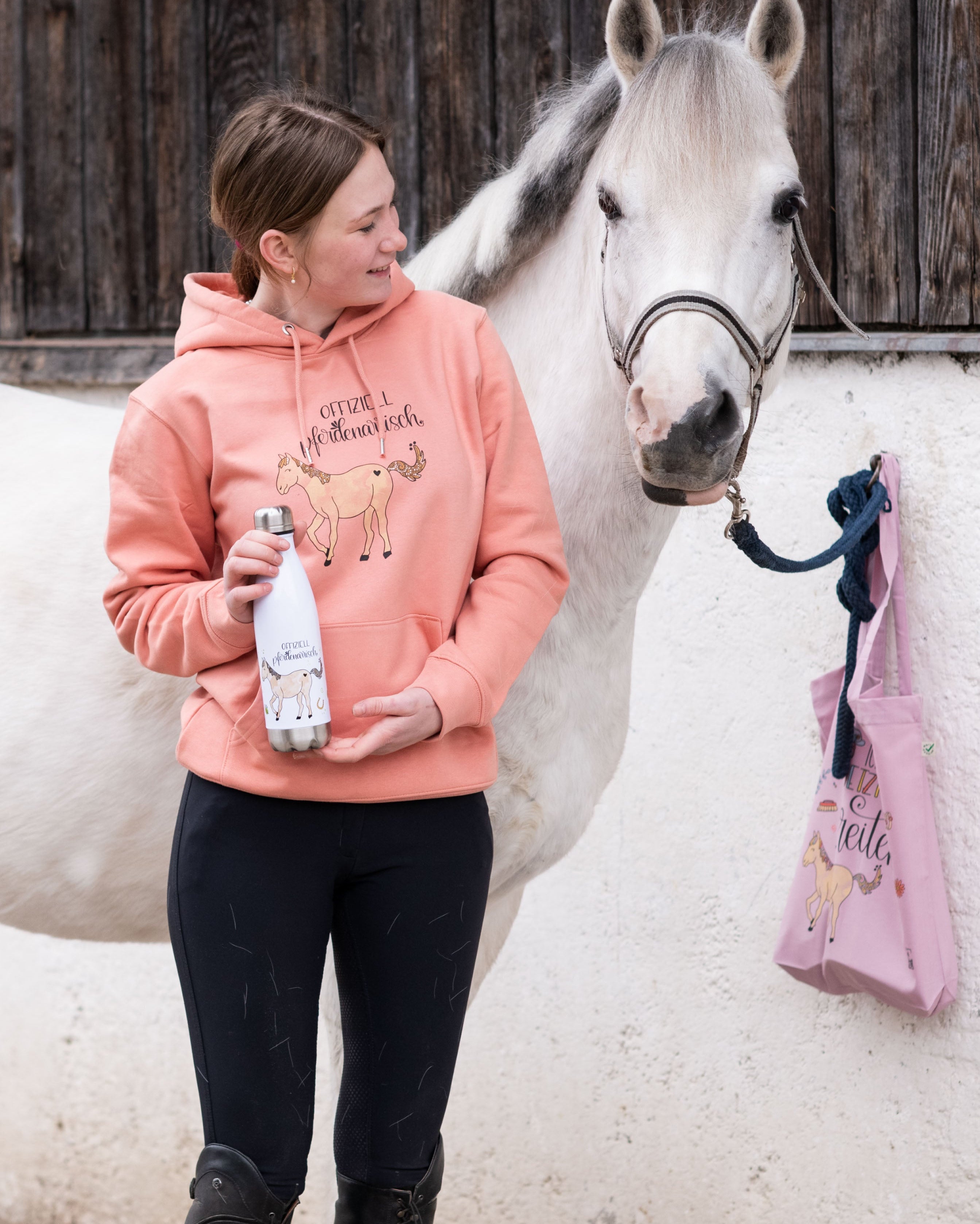 Trinkflasche "Pferdenarrisch"-RollinArt