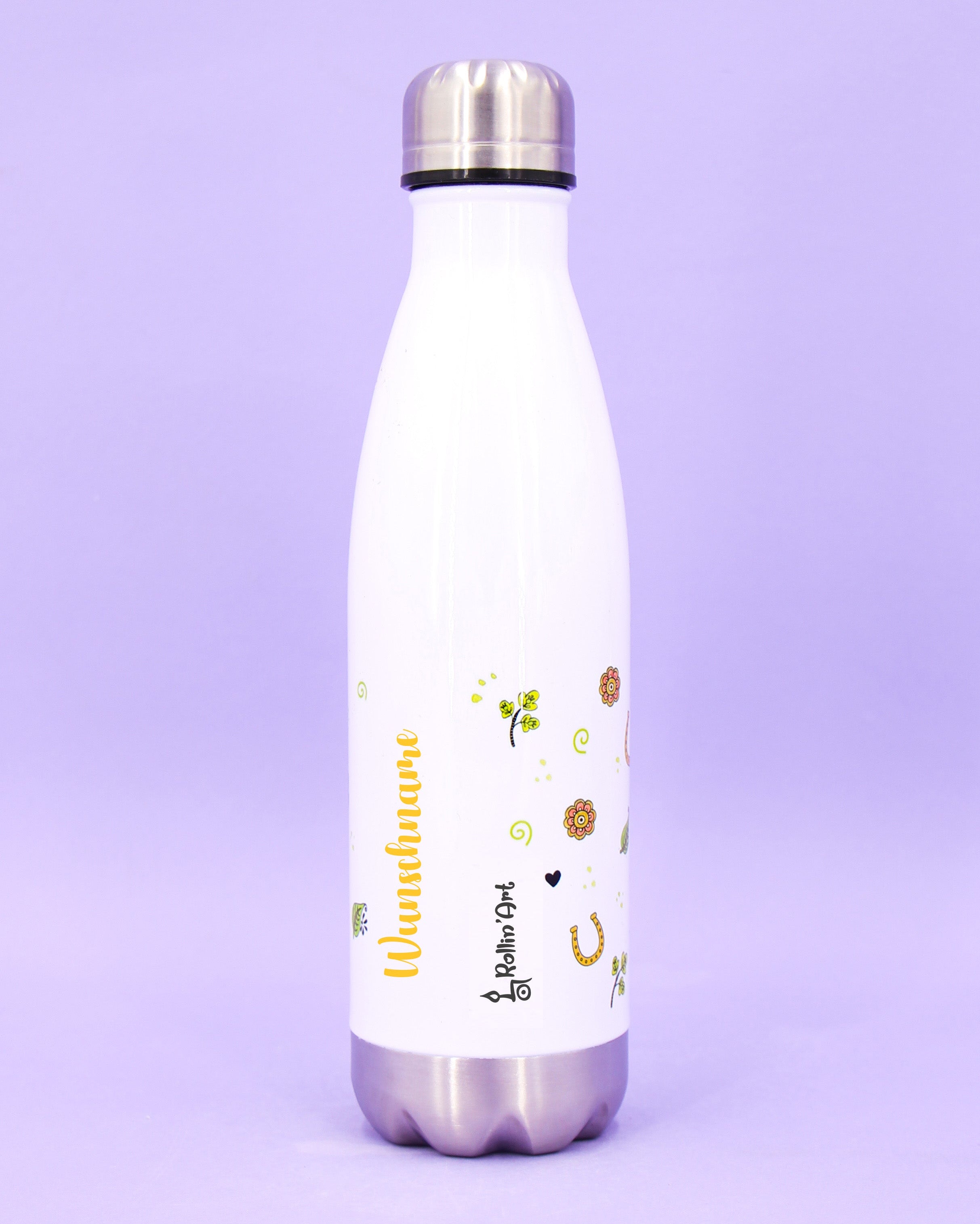 Trinkflasche "Pferdenarrisch"-RollinArt