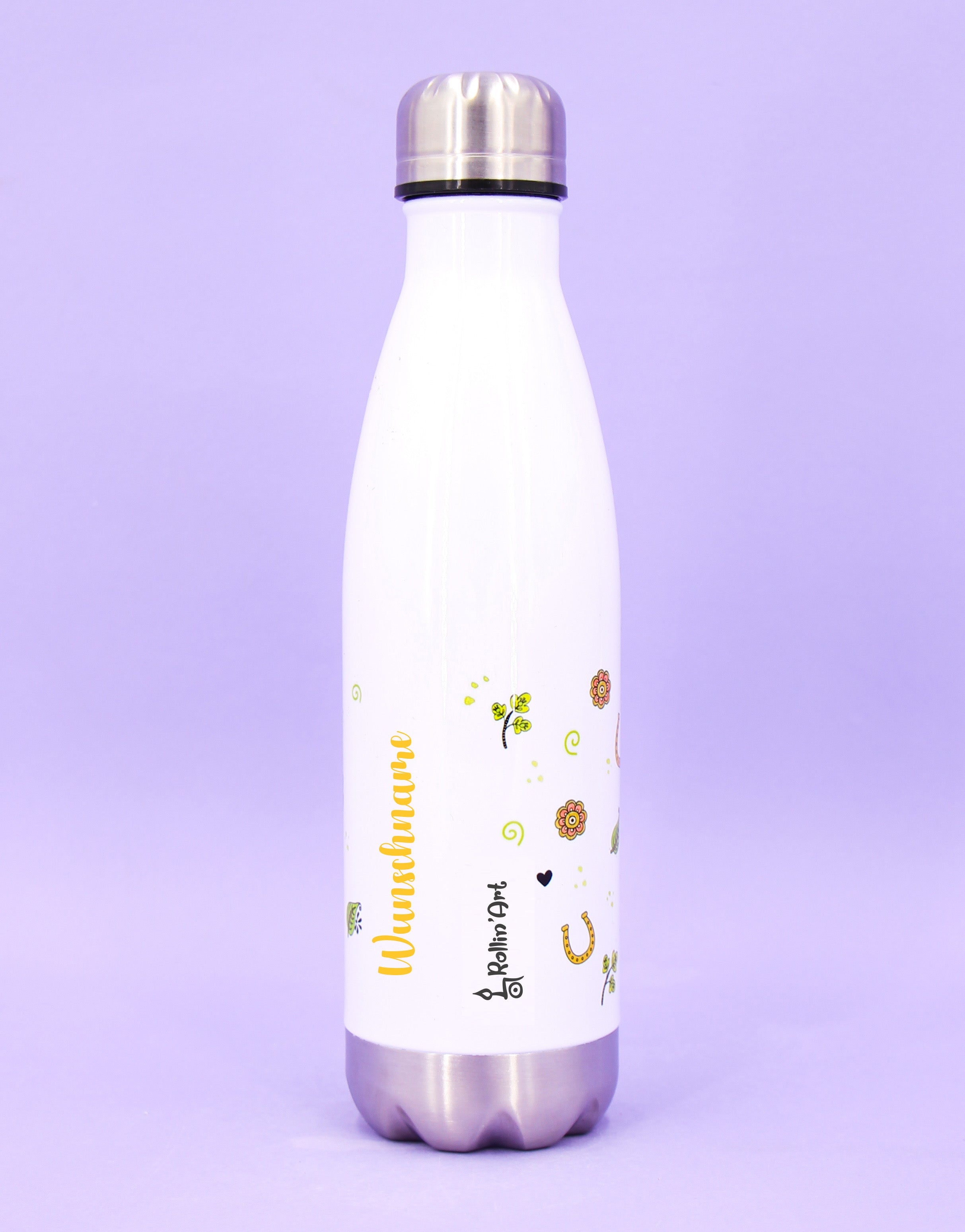 Trinkflasche "Pferdenarrisch"-RollinArt