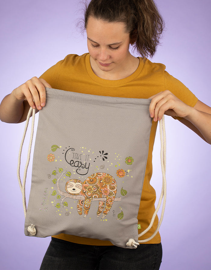 Turnbeutel "Faultier"-RollinArt