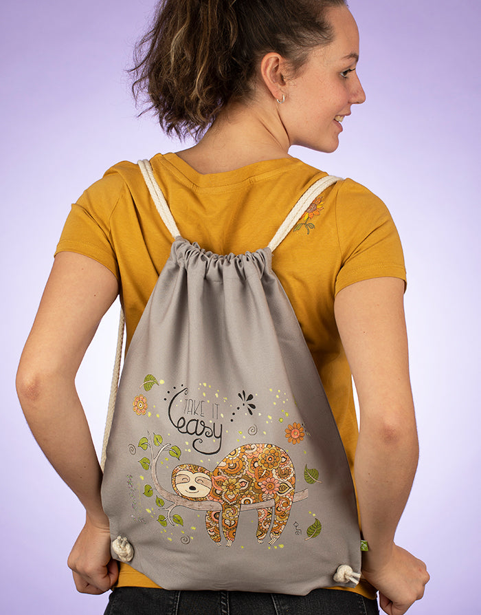 Turnbeutel "Faultier"-RollinArt