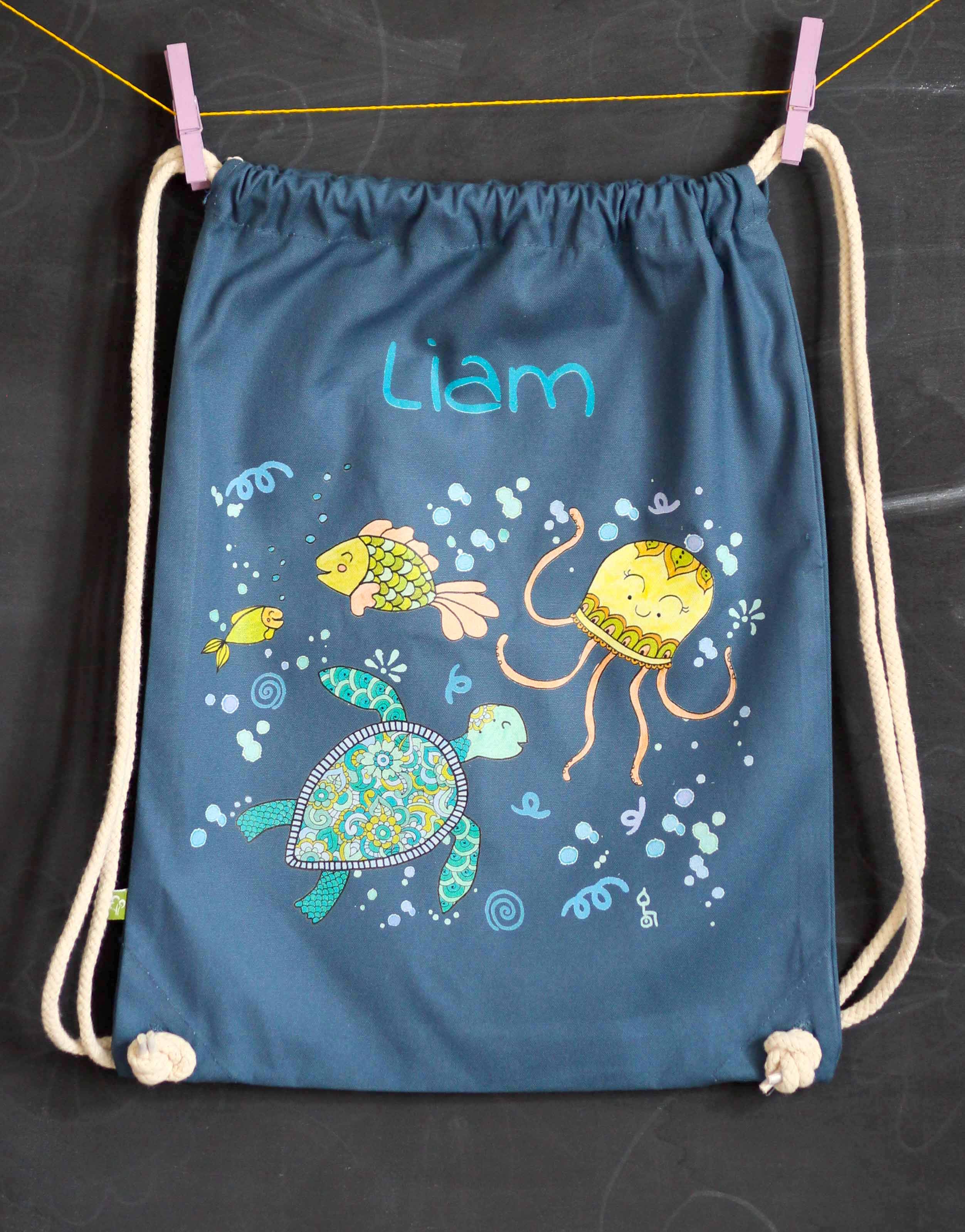 Turnbeutel "Unter dem Meer"-RollinArt