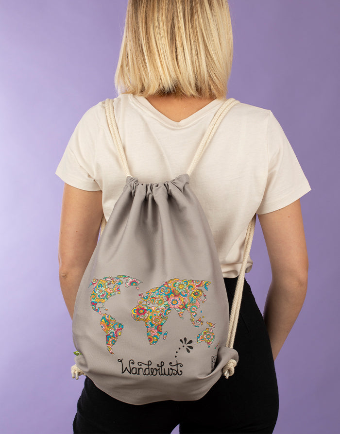 Turnbeutel "Wanderlust"-RollinArt