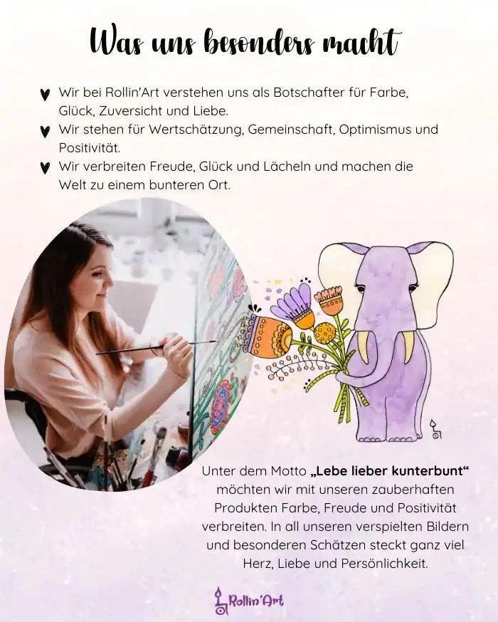 Vase "Die kleinen Dinge"-RollinArt