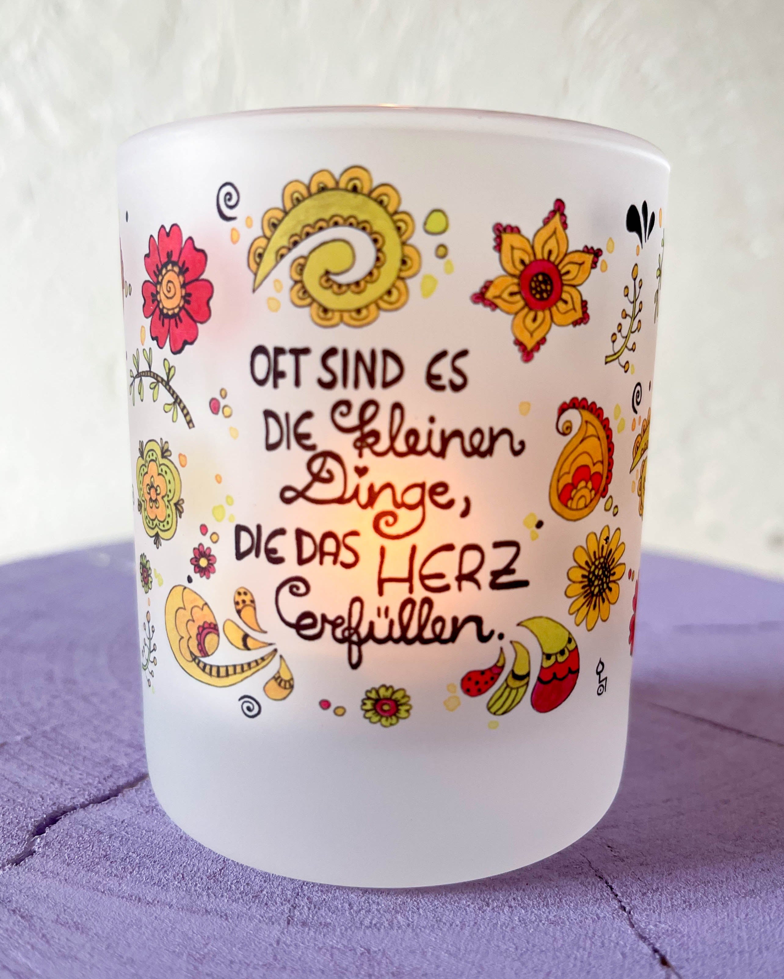 Windlicht "Die kleinen Dinge"-RollinArt