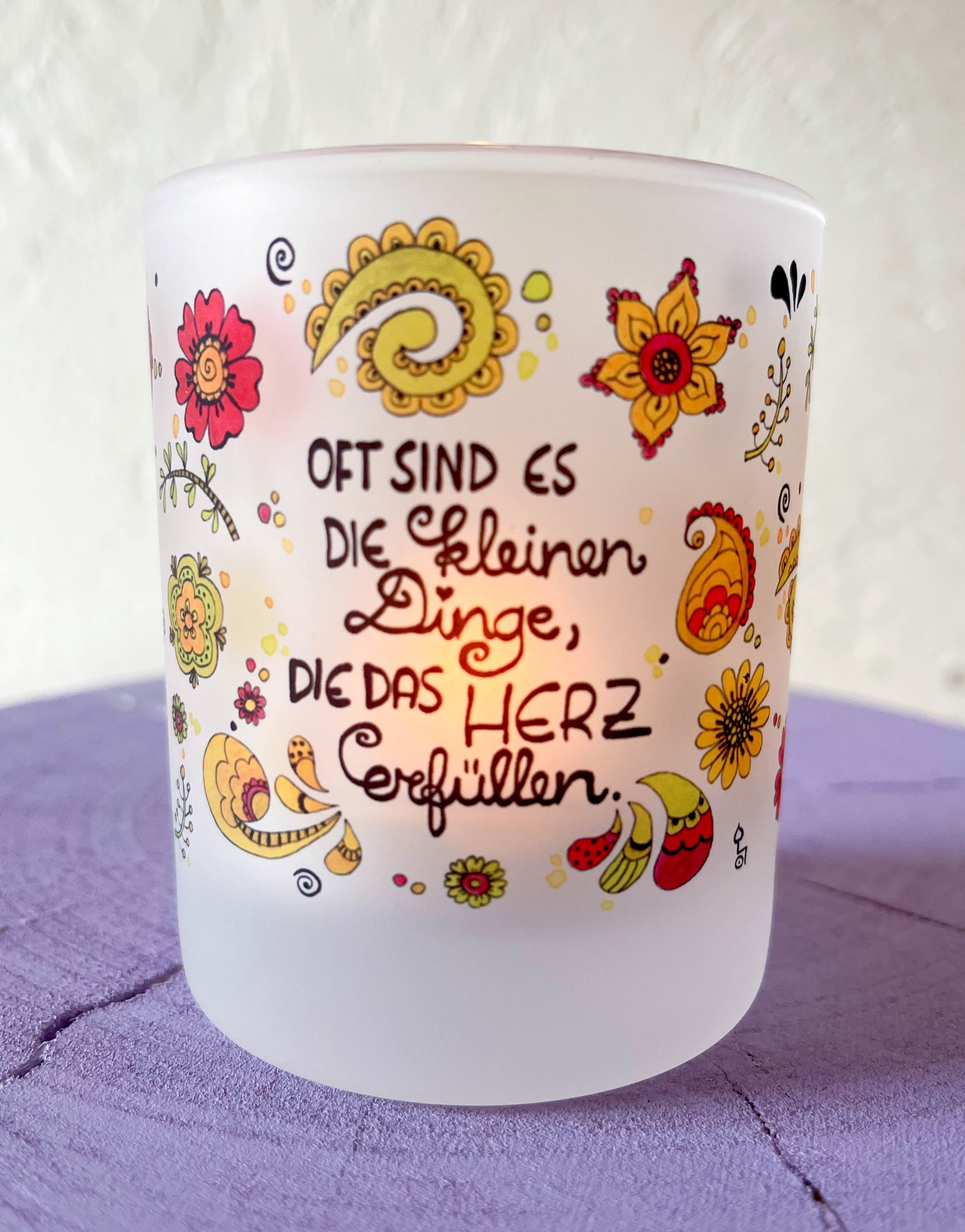 Windlicht "Die kleinen Dinge"-RollinArt