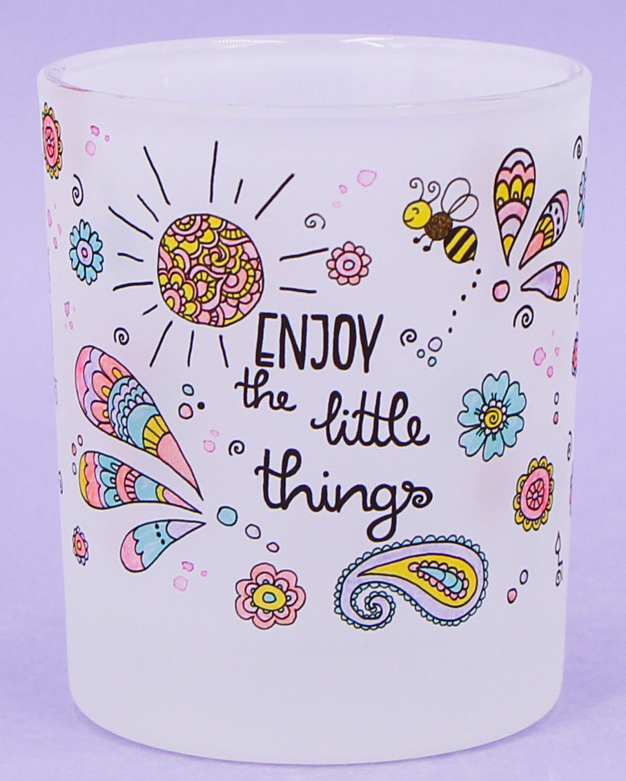 Windlicht "Enjoy the little things"-RollinArt