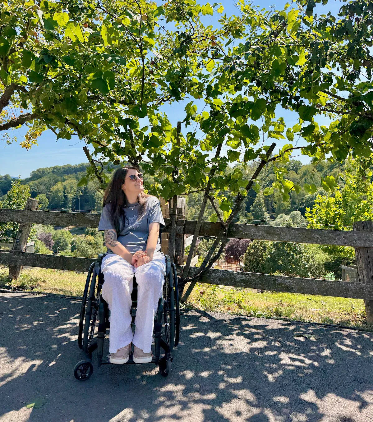 Tina Hötzendorfer in der Natur