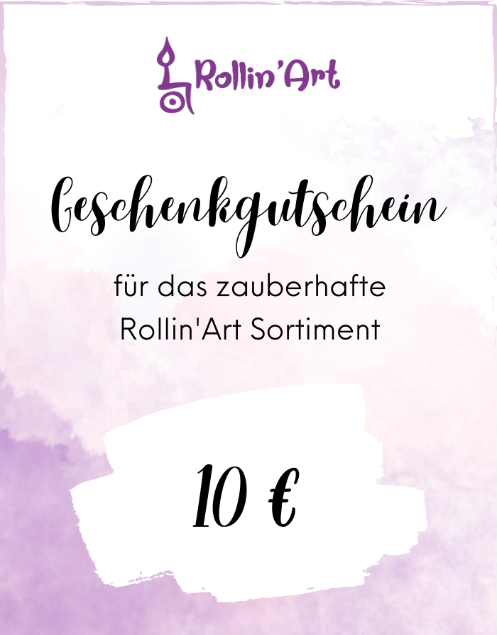 10 € Rollin'Art Geschenkgutschein