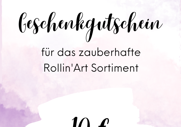 10 € Rollin'Art Geschenkgutschein-RollinArt