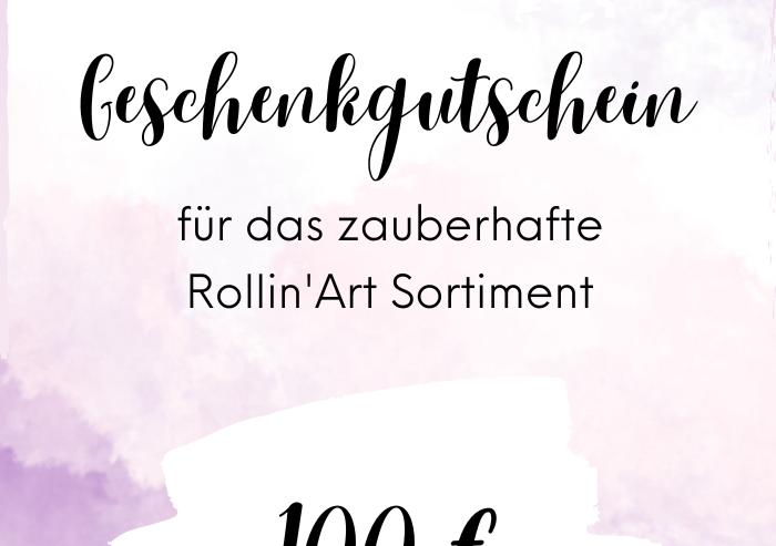 100 € Rollin'Art Geschenkgutschein-RollinArt