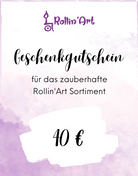 40 € Rollin'Art Geschenkgutschein